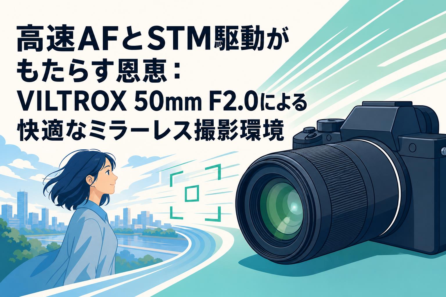 高速AFとSTM駆動がもたらす恩恵：VILTROX 50mm F2.0による快適なミラーレス撮影環境