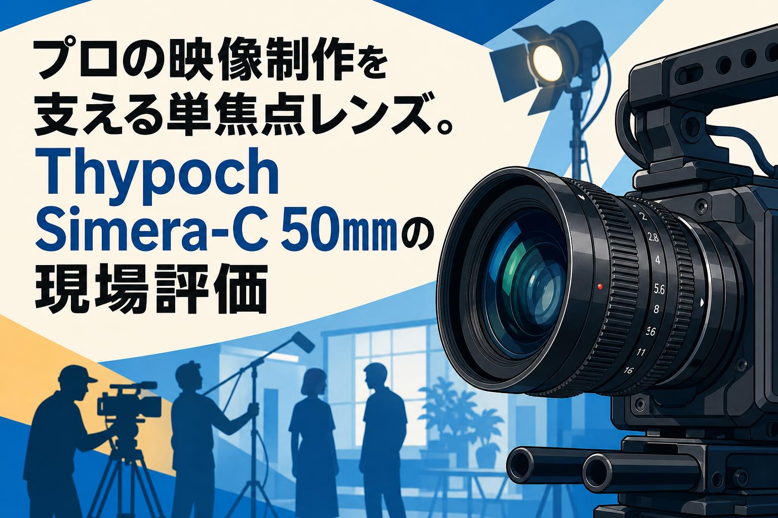 プロの映像制作を支える単焦点レンズ。Thypoch Simera-C 50mmの現場評価
