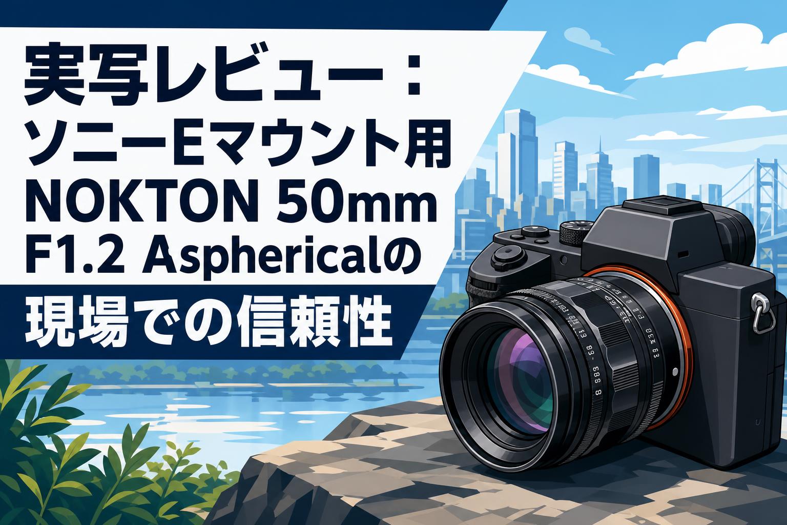 実写レビュー：ソニーEマウント用NOKTON 50mm F1.2 Asphericalの現場での信頼性