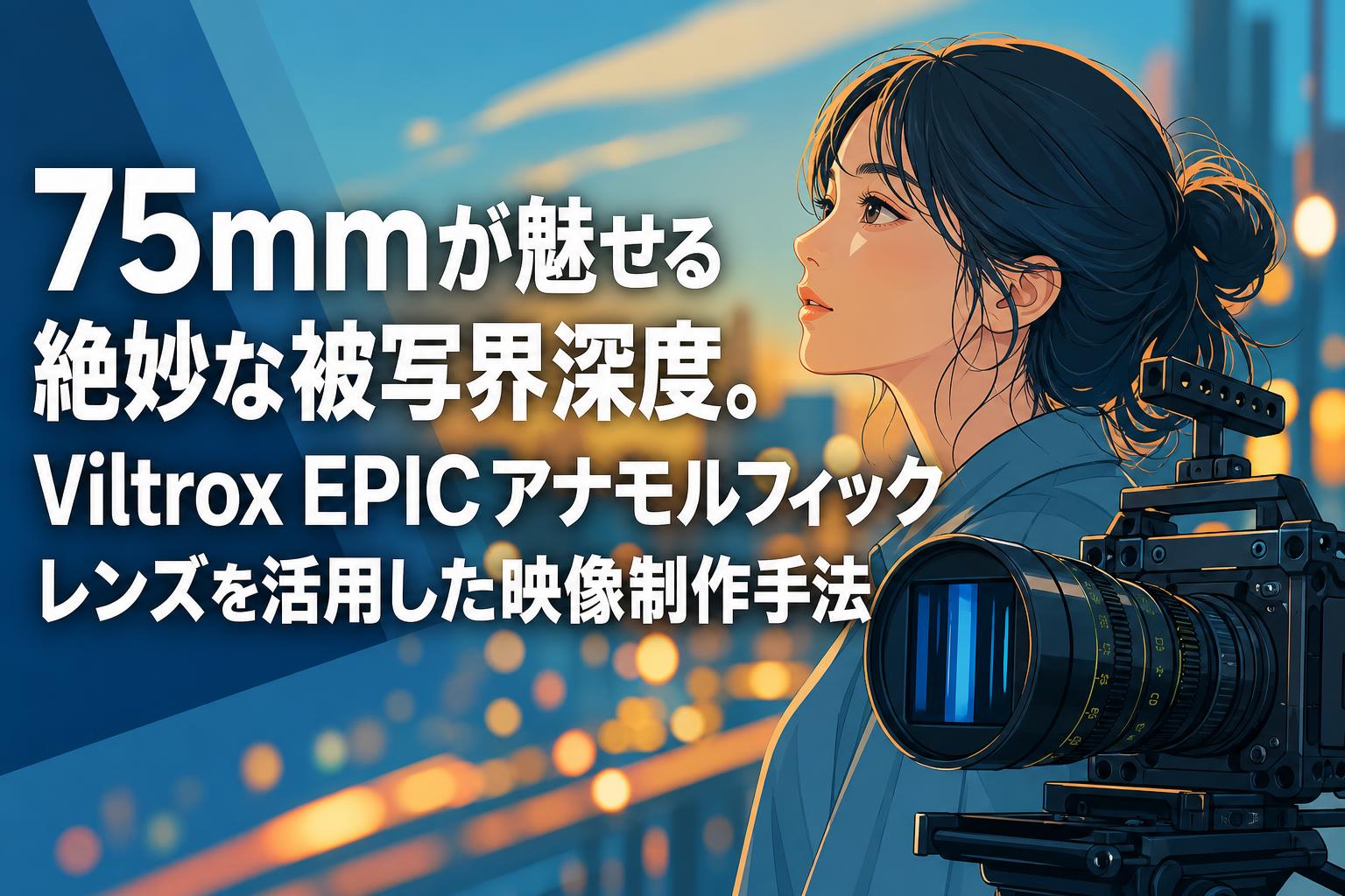 75mmが魅せる絶妙な被写界深度。Viltrox EPICアナモルフィックレンズを活用した映像制作手法