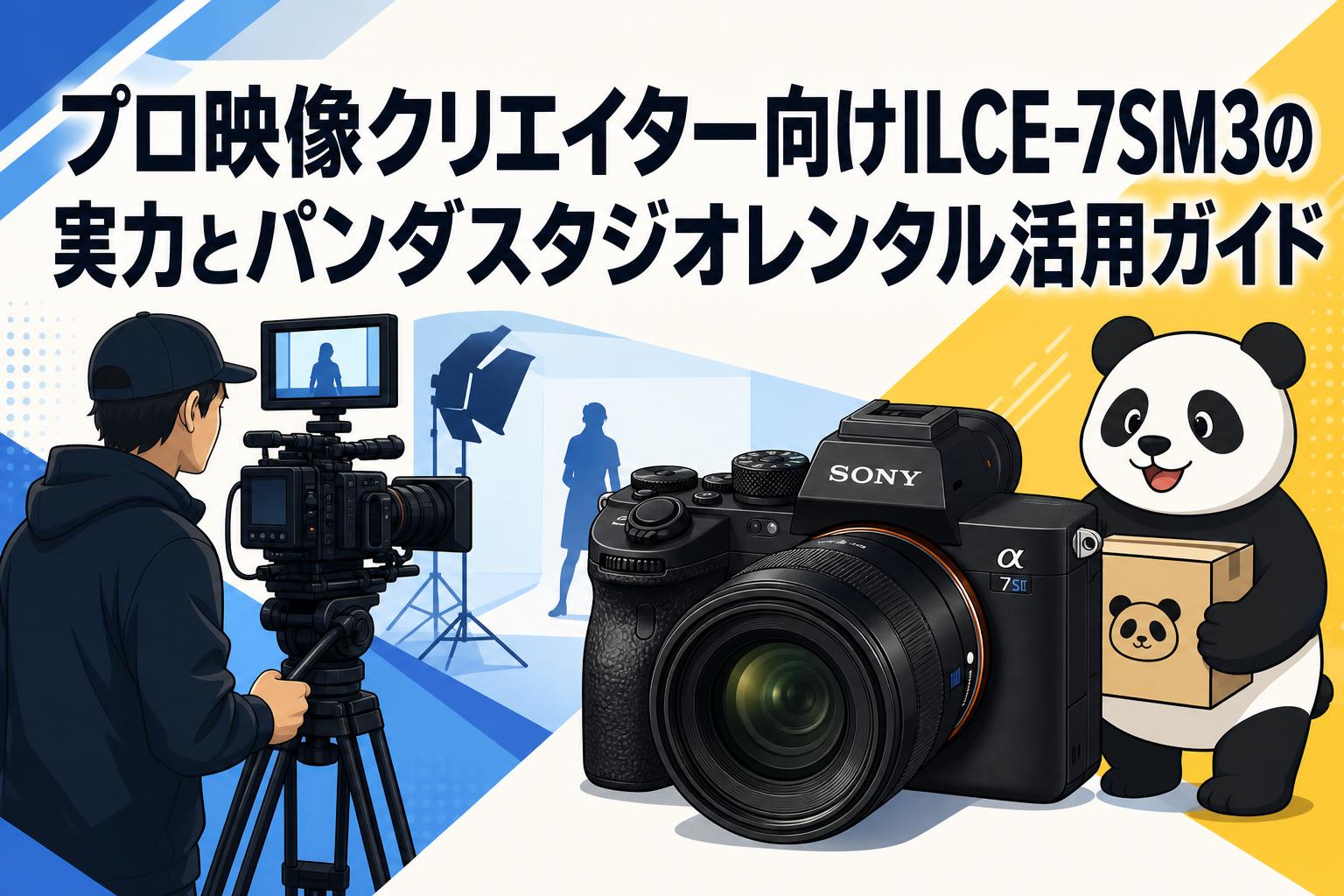 プロ映像クリエイター向けILCE-7SM3の実力とパンダスタジオレンタル活用ガイド