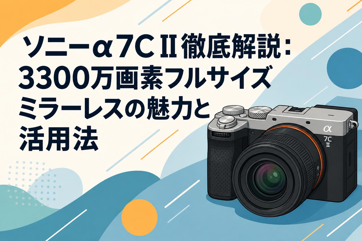 ソニーα7C II徹底解説：3300万画素フルサイズミラーレスの魅力と活用法
