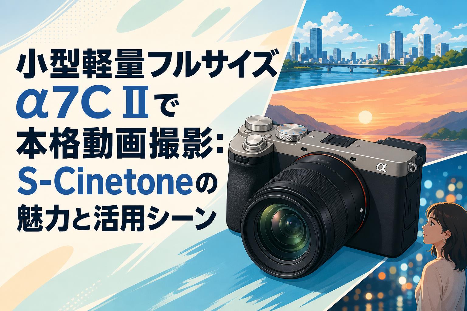 小型軽量フルサイズα7C IIで本格動画撮影：S-Cinetoneの魅力と活用シーン