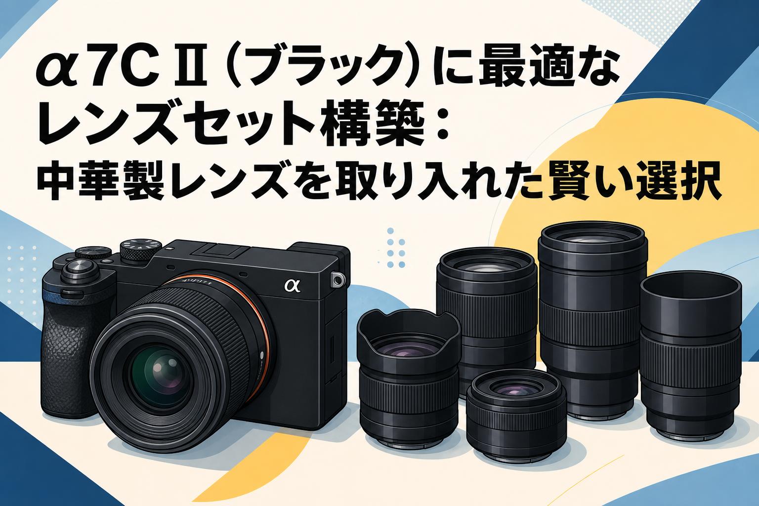 α7C II（ブラック）に最適なレンズセット構築：中華製レンズを取り入れた賢い選択