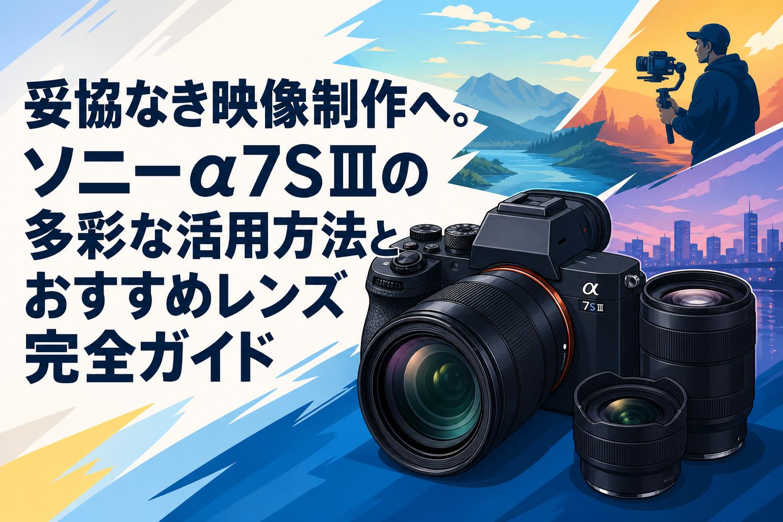 妥協なき映像制作へ。ソニーα7SⅢの多彩な活用方法とおすすめレンズ完全ガイド