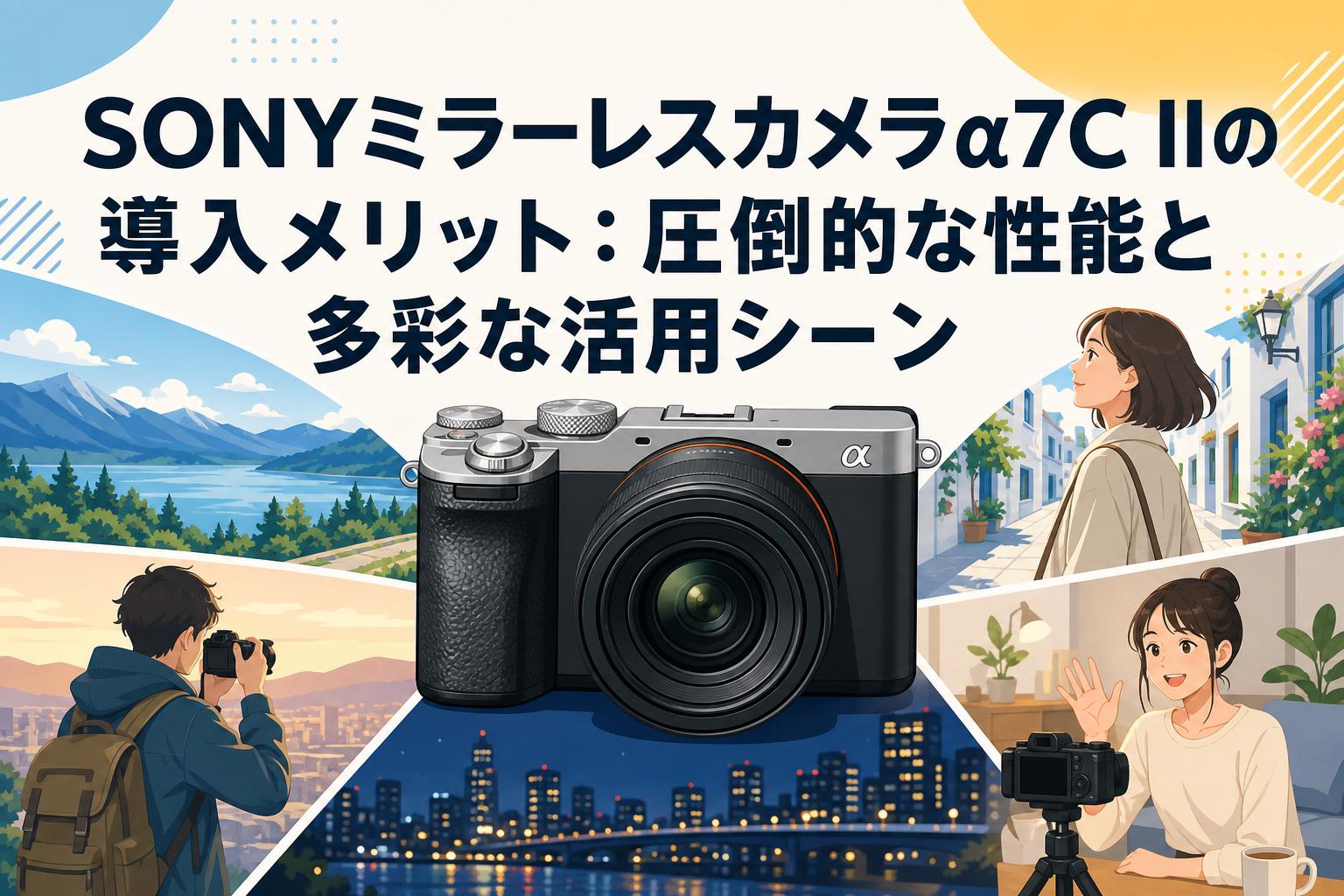 SONYミラーレスカメラα7C IIの導入メリット：圧倒的な性能と多彩な活用シーン