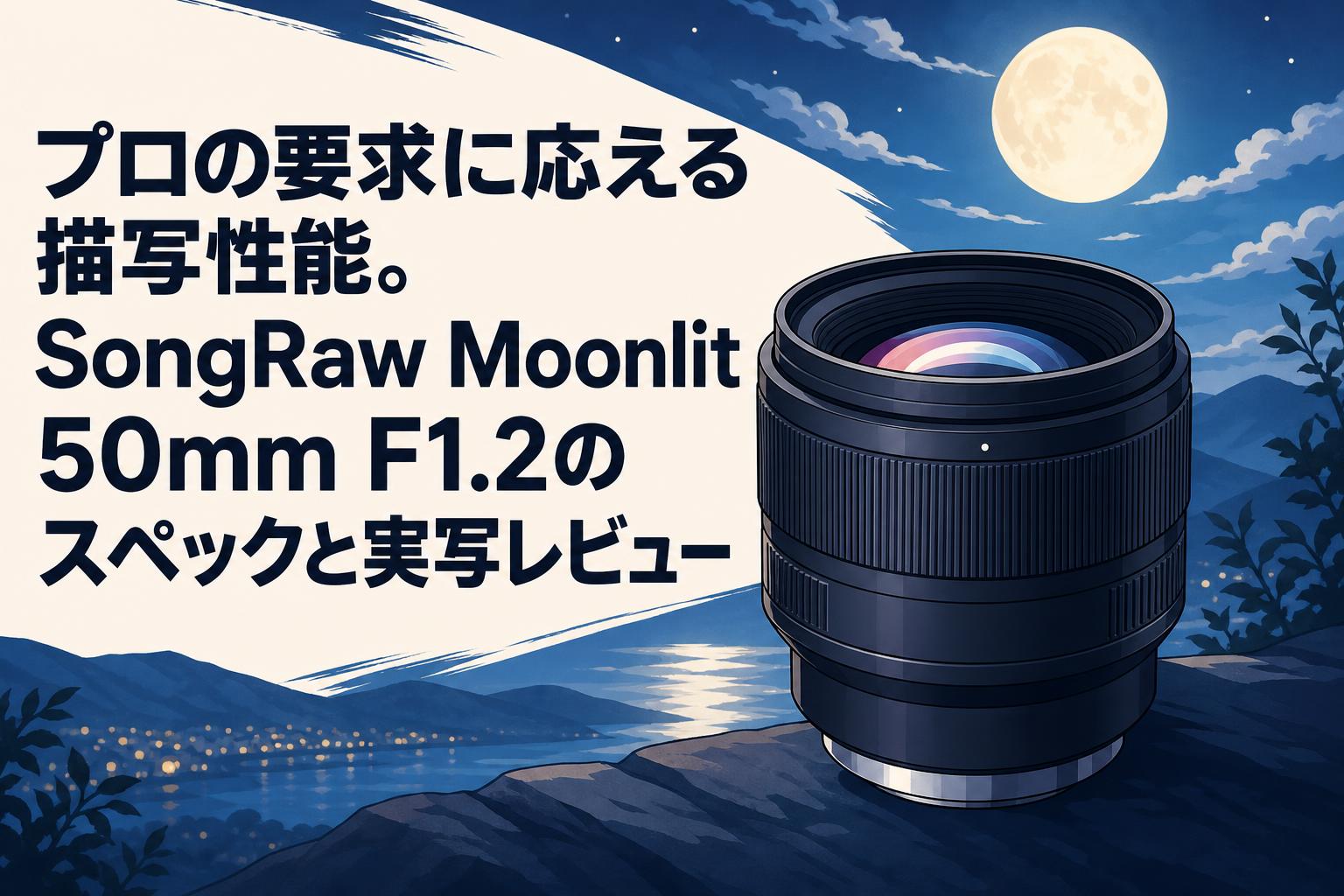 プロの要求に応える描写性能。SongRaw Moonlit 50mm F1.2のスペックと実写レビュー