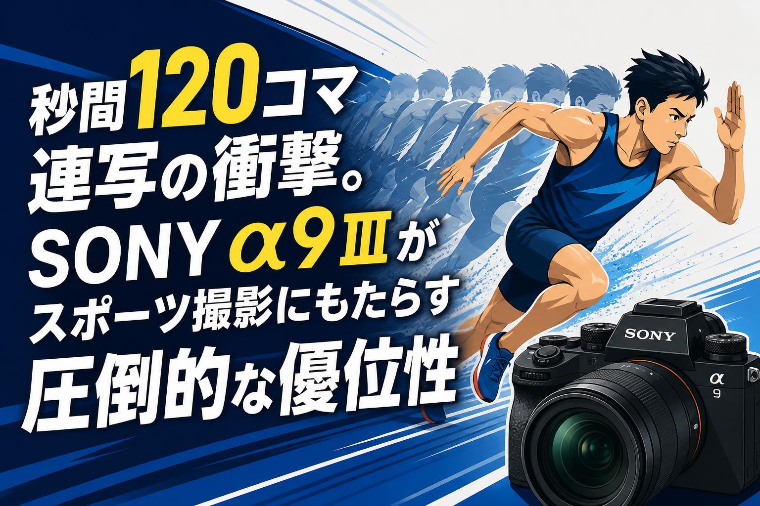 秒間120コマ連写の衝撃。SONY α9 IIIがスポーツ撮影にもたらす圧倒的な優位性