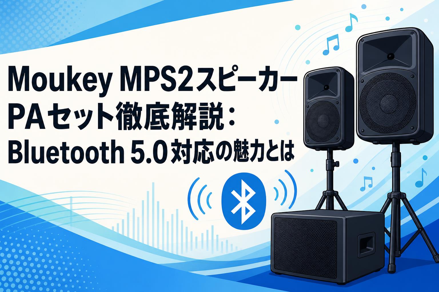 Moukey MPS2スピーカーPAセット徹底解説：Bluetooth 5.0対応の魅力とは