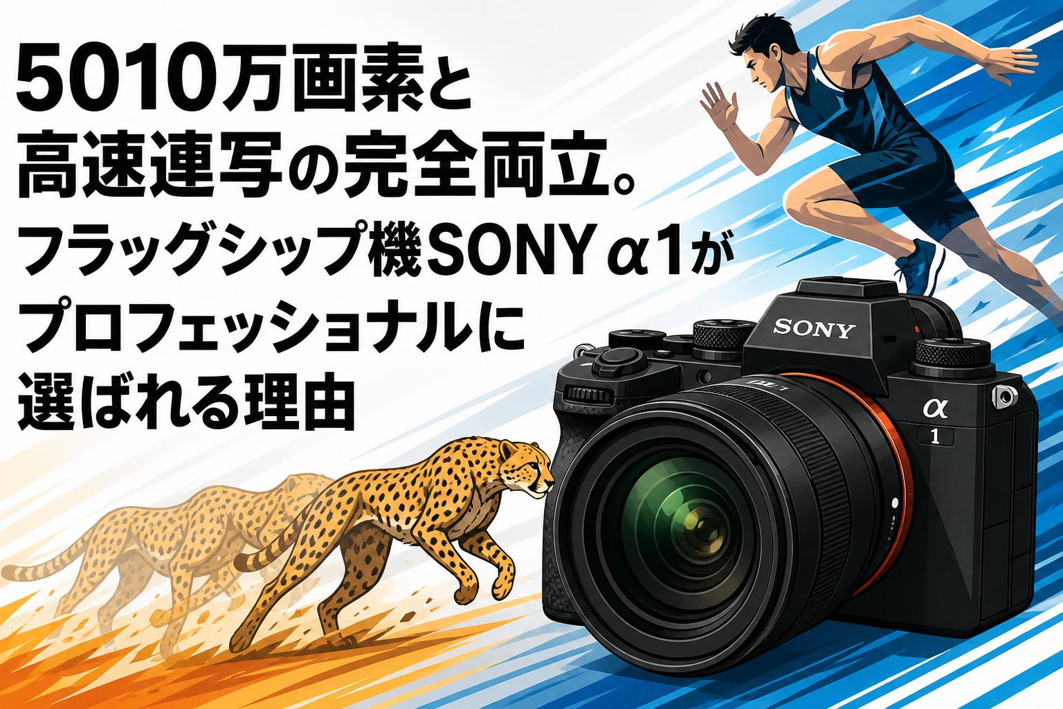 5010万画素と高速連写の完全両立。フラッグシップ機SONY α1がプロフェッショナルに選ばれる理由