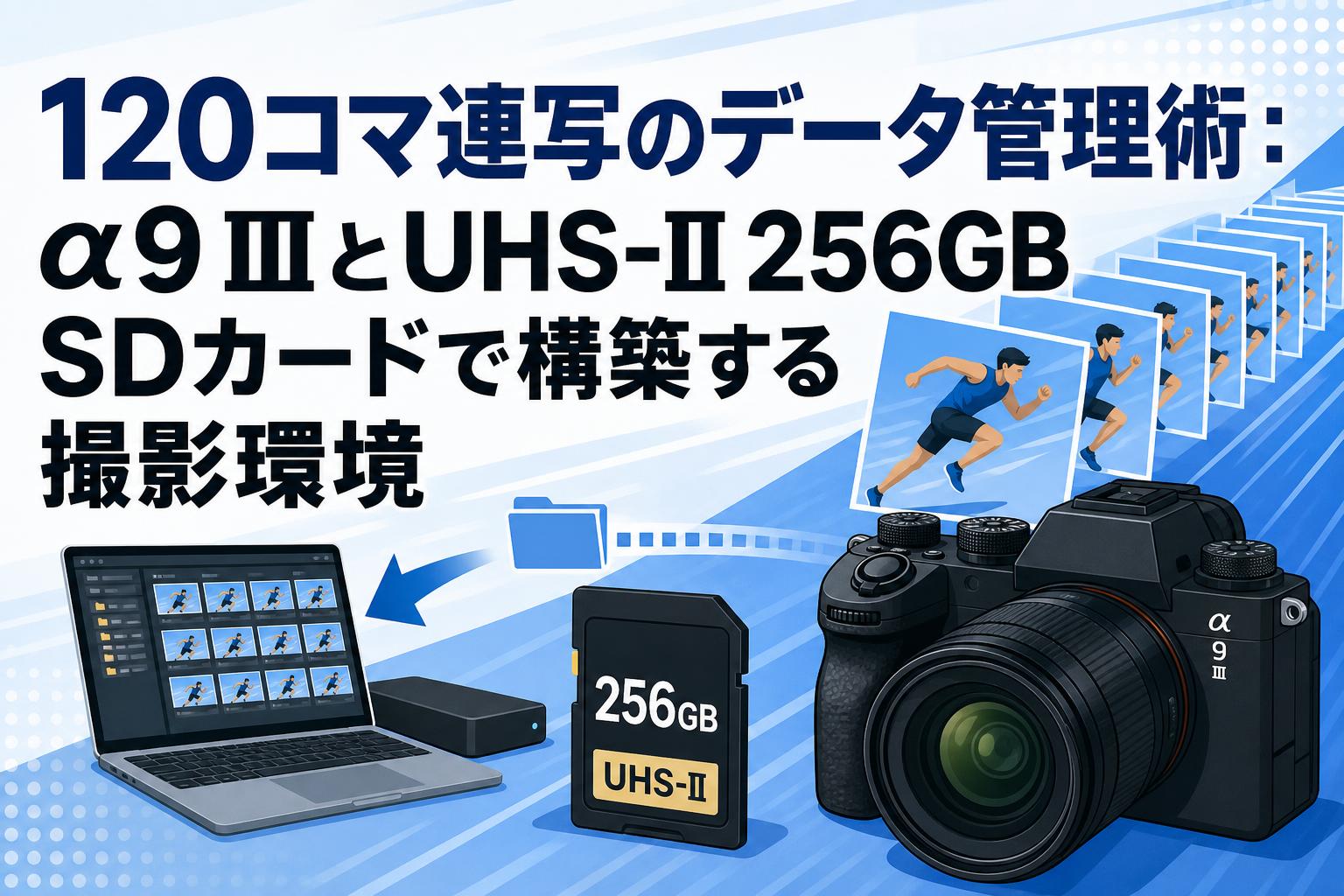 120コマ連写のデータ管理術：α9 IIIとUHS-II 256GB SDカードで構築する撮影環境