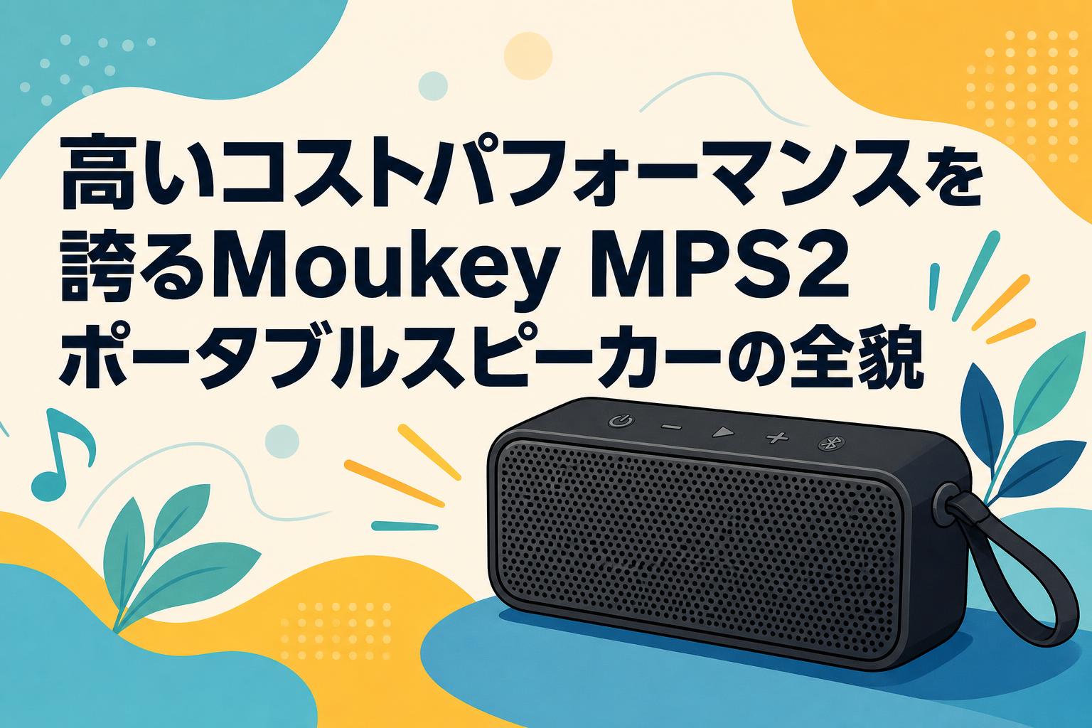 高いコストパフォーマンスを誇るMoukey MPS2ポータブルスピーカーの全貌