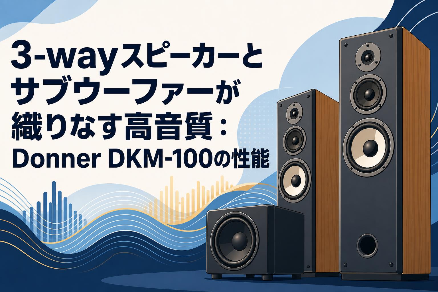 3-wayスピーカーとサブウーファーが織りなす高音質：Donner DKM-100の性能