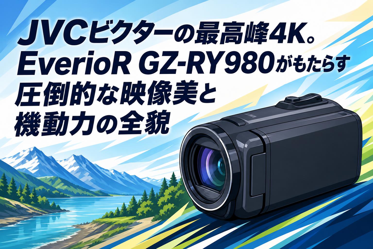 JVCビクターの最高峰4K。EverioR GZ-RY980がもたらす圧倒的な映像美と機動力の全貌