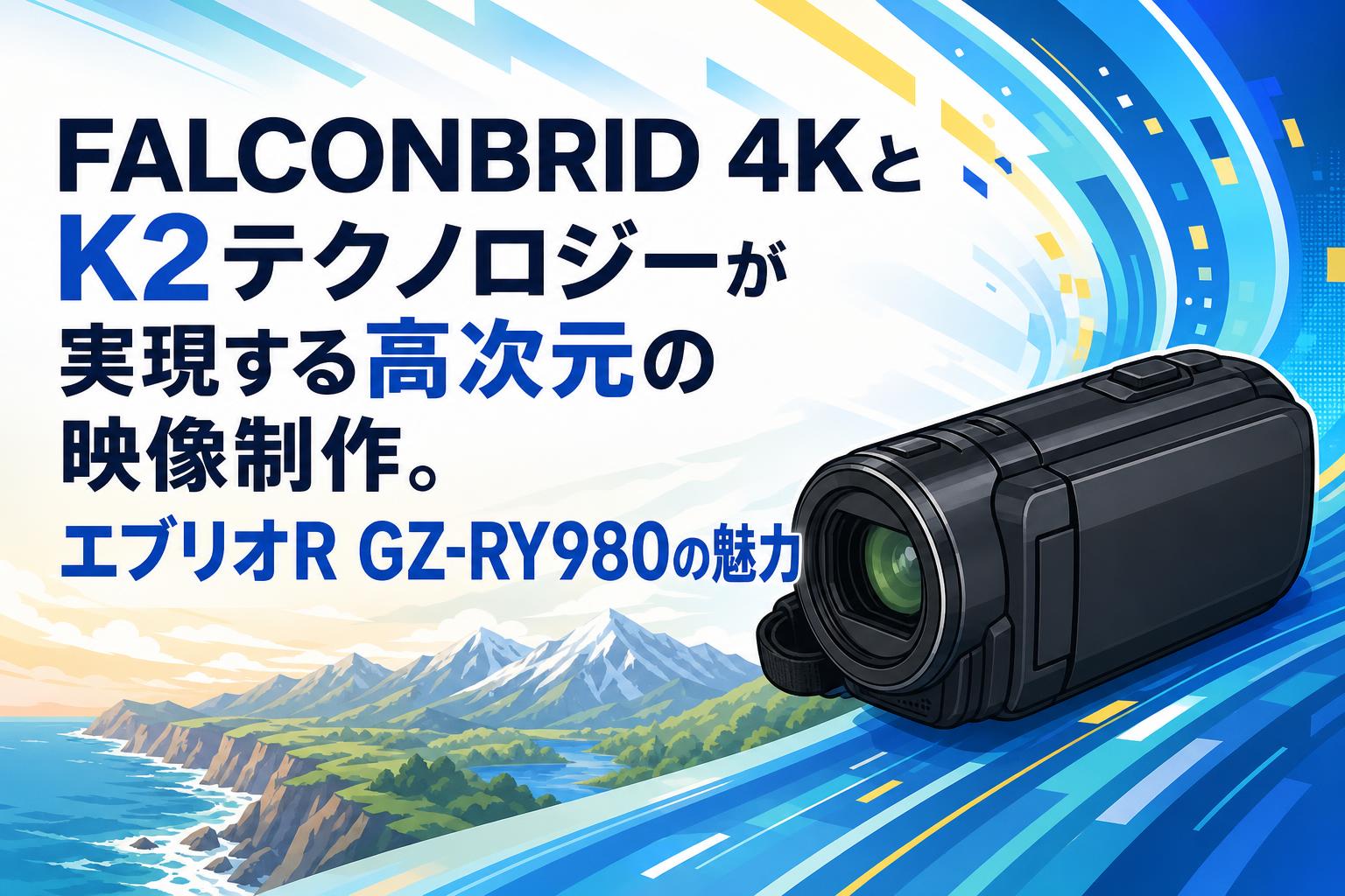 FALCONBRID 4KとK2テクノロジーが実現する高次元の映像制作。エブリオR GZ-RY980の魅力
