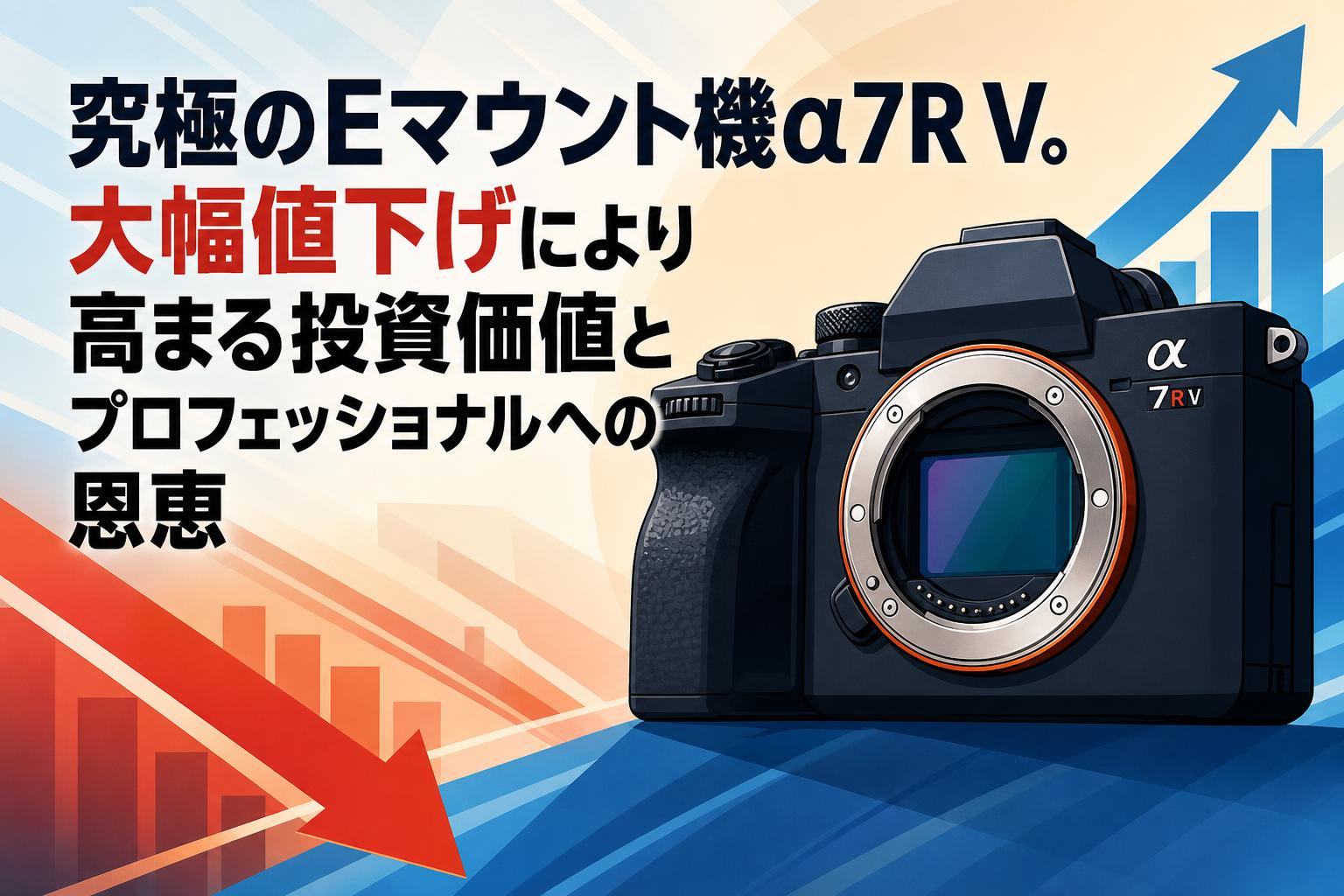 究極のEマウント機α7R V。大幅値下げにより高まる投資価値とプロフェッショナルへの恩恵