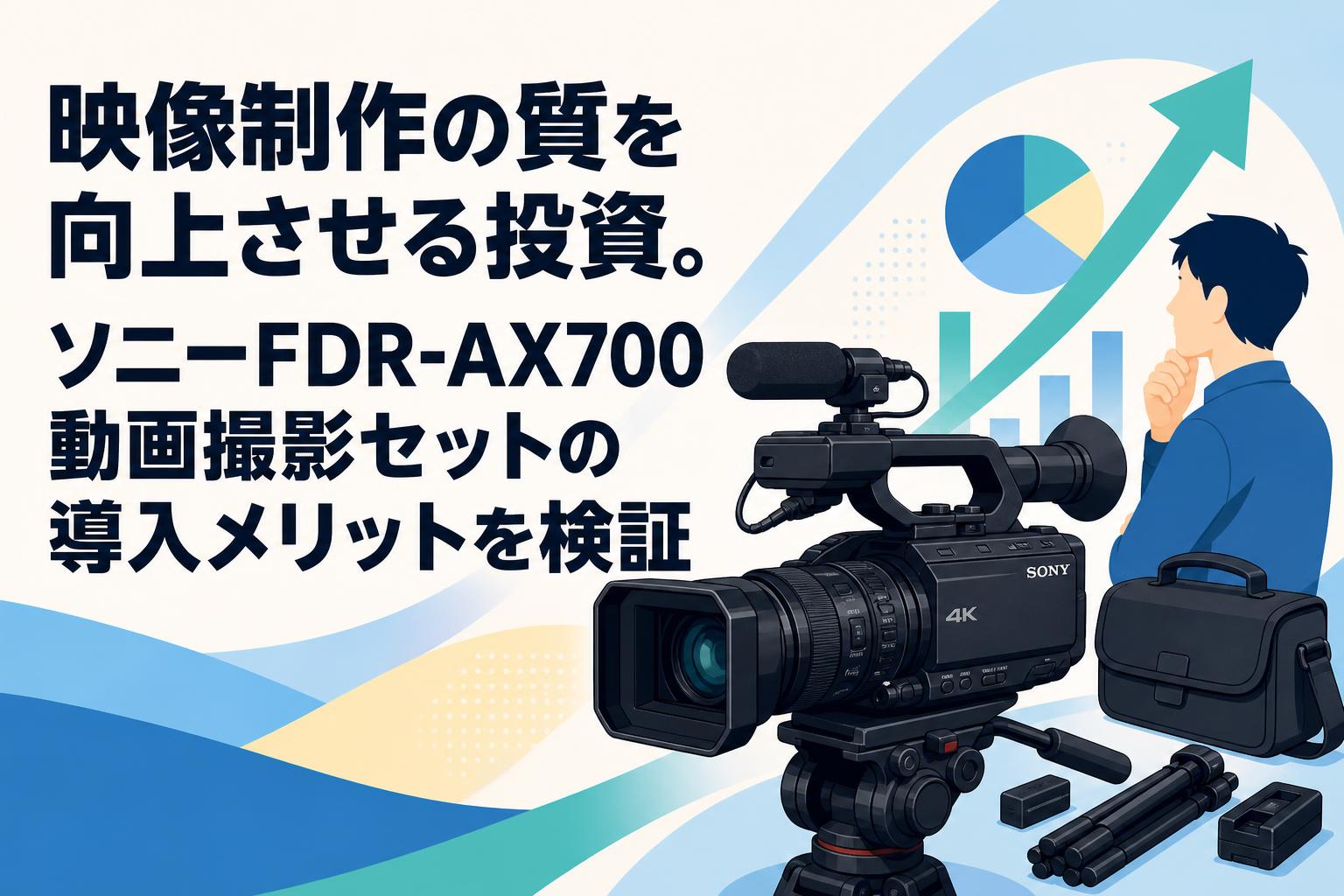 映像制作の質を向上させる投資。ソニーFDR-AX700動画撮影セットの導入メリットを検証