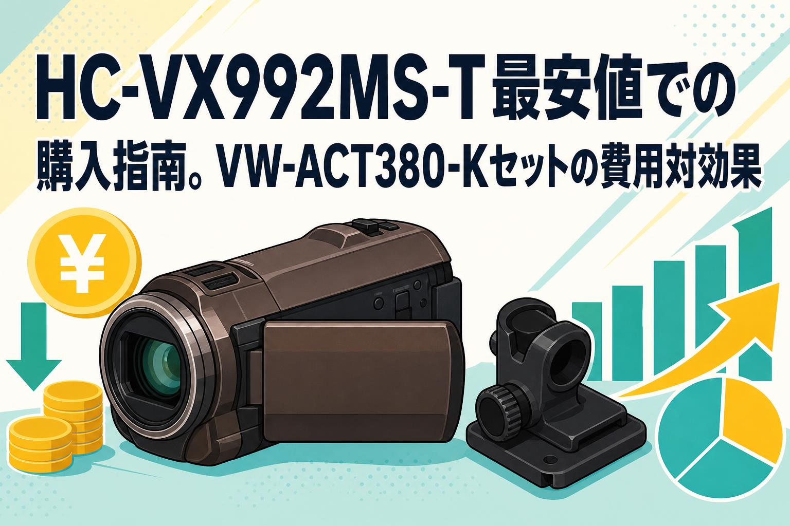 HC-VX992MS-T最安値での購入指南。VW-ACT380-Kセットの費用対効果