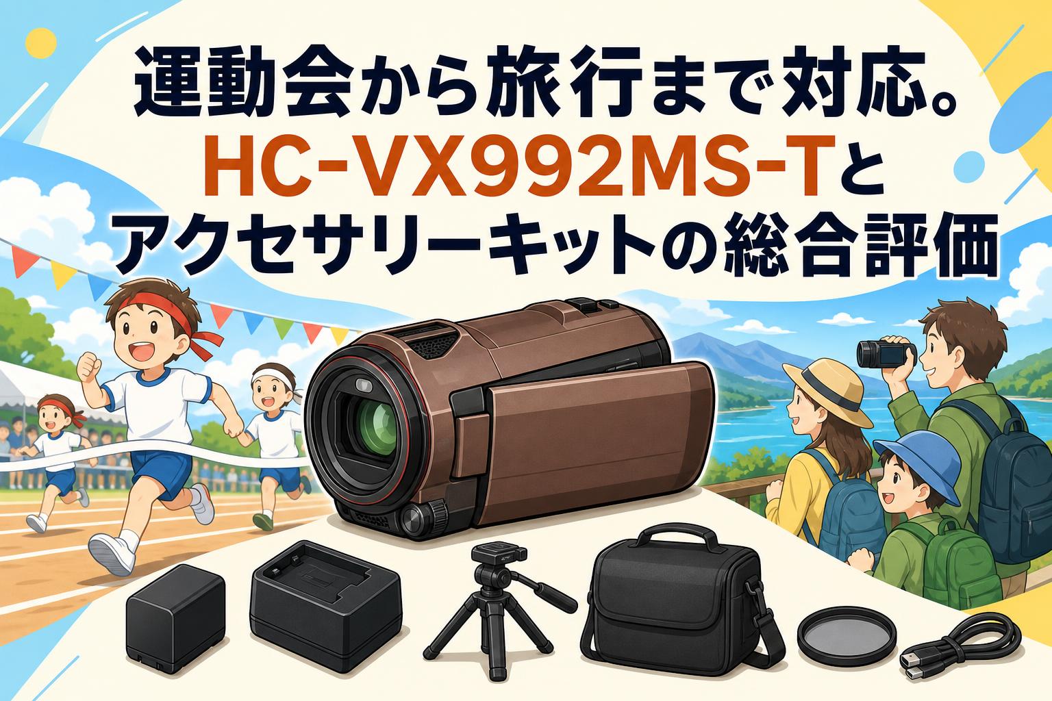 運動会から旅行まで対応。HC-VX992MS-Tとアクセサリーキットの総合評価