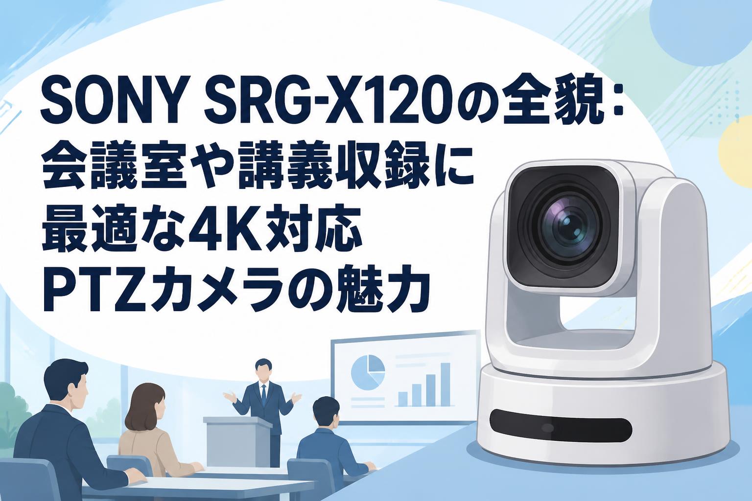 SONY SRG-X120の全貌：会議室や講義収録に最適な4K対応PTZカメラの魅力
