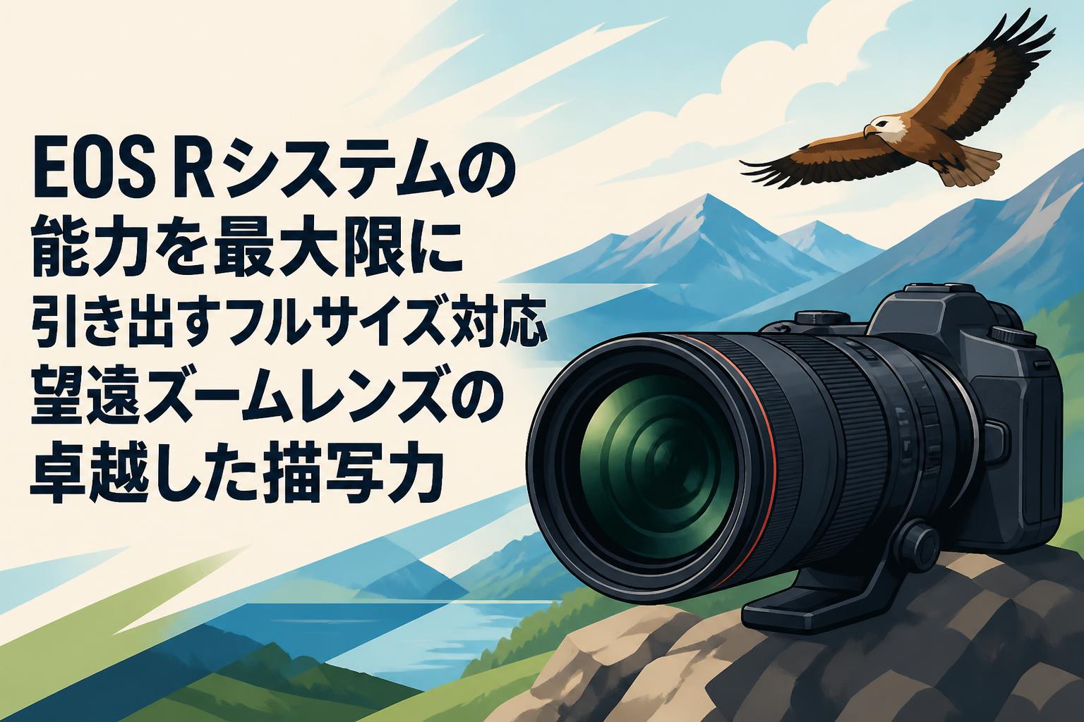 EOS Rシステムの能力を最大限に引き出すフルサイズ対応望遠ズームレンズの卓越した描写力