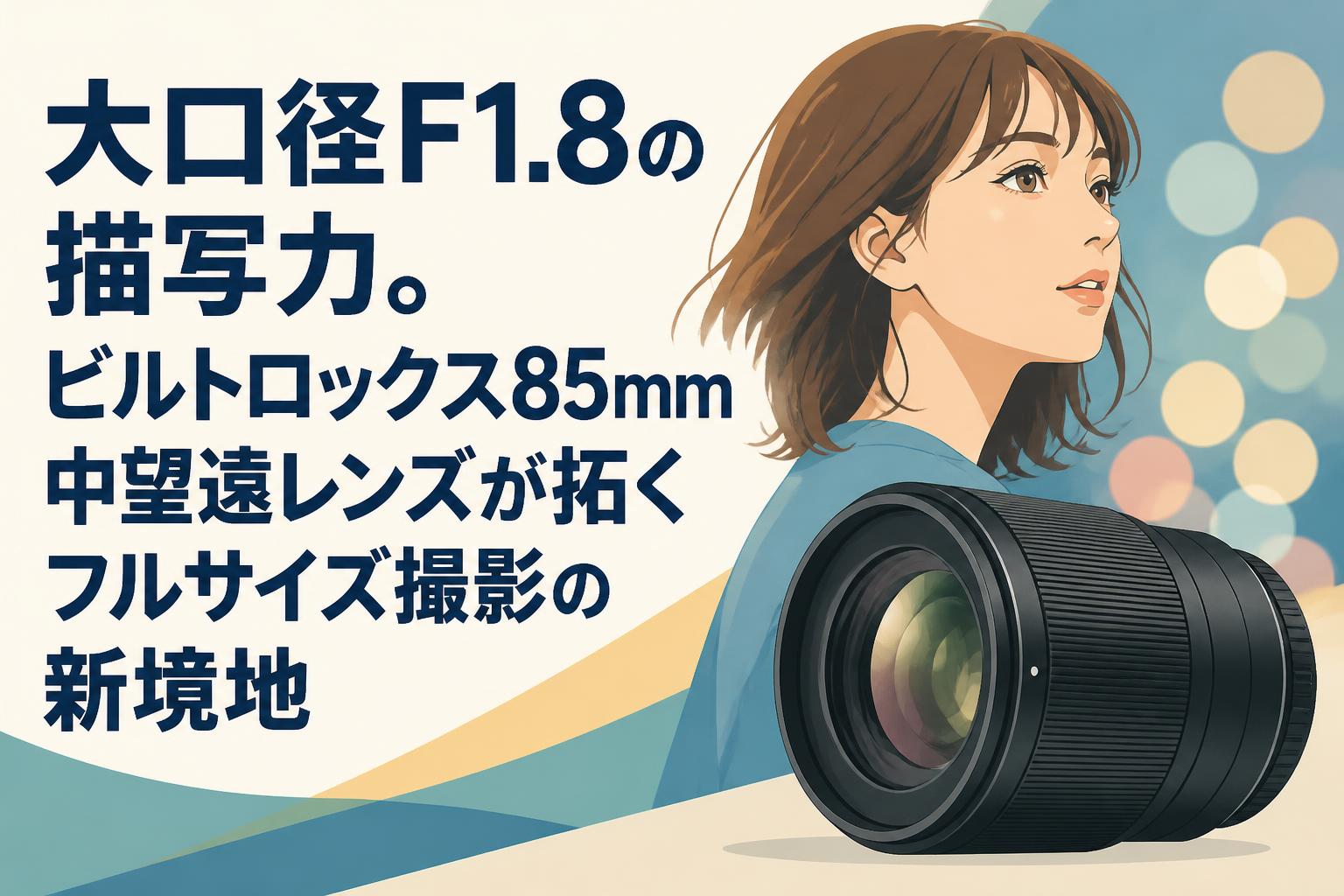 大口径F1.8の描写力。ビルトロックス85mm中望遠レンズが拓くフルサイズ撮影の新境地