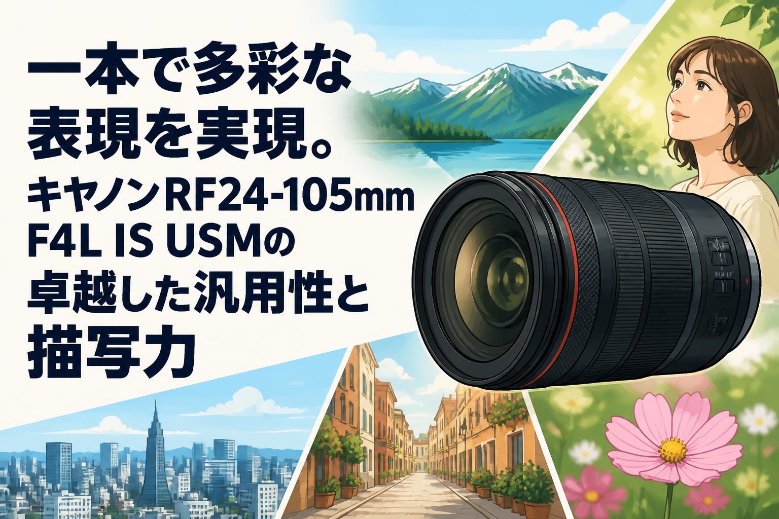 一本で多彩な表現を実現。キヤノンRF24-105mm F4L IS USMの卓越した汎用性と描写力