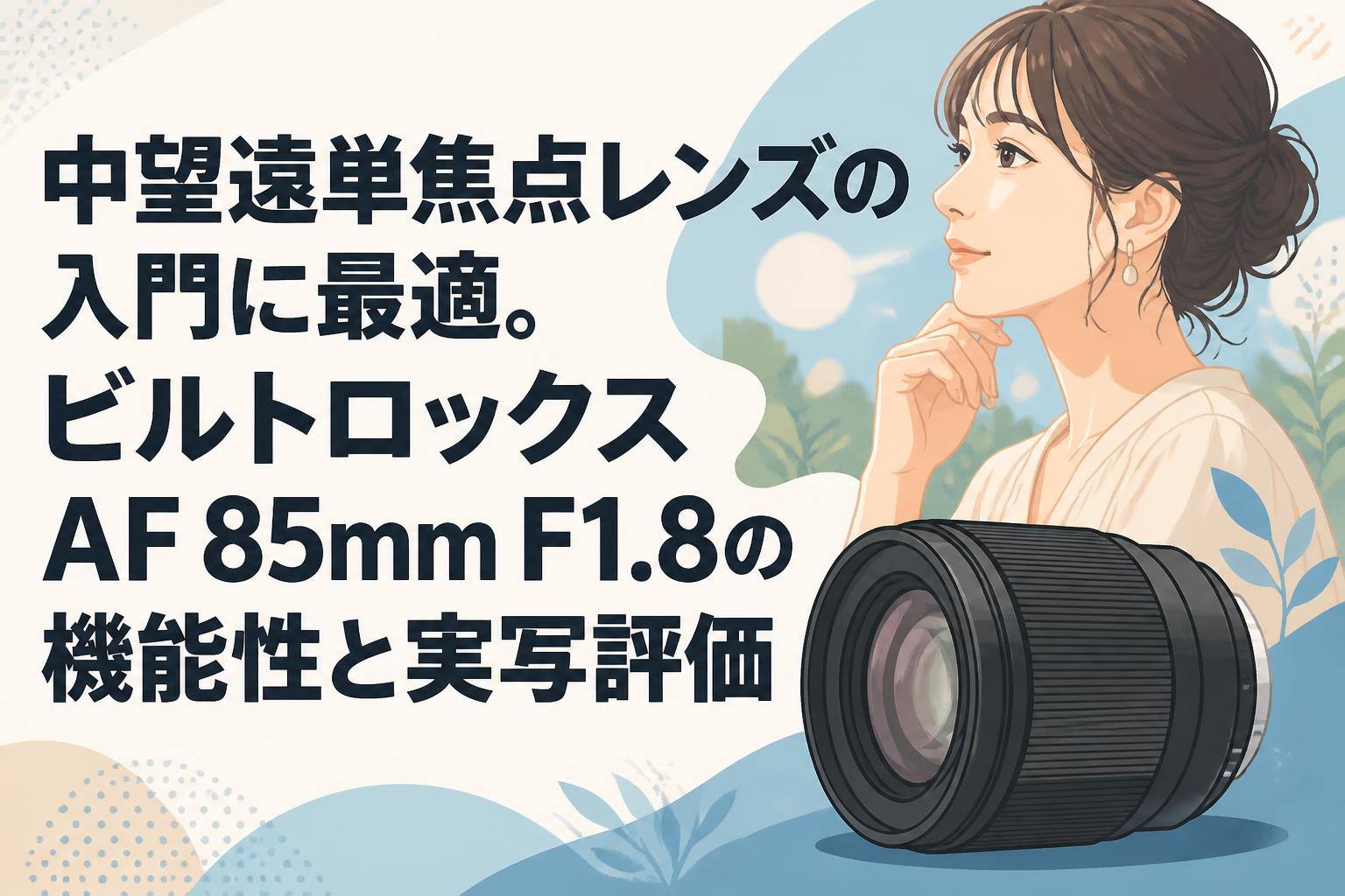 中望遠単焦点レンズの入門に最適。ビルトロックス AF 85mm F1.8の機能性と実写評価