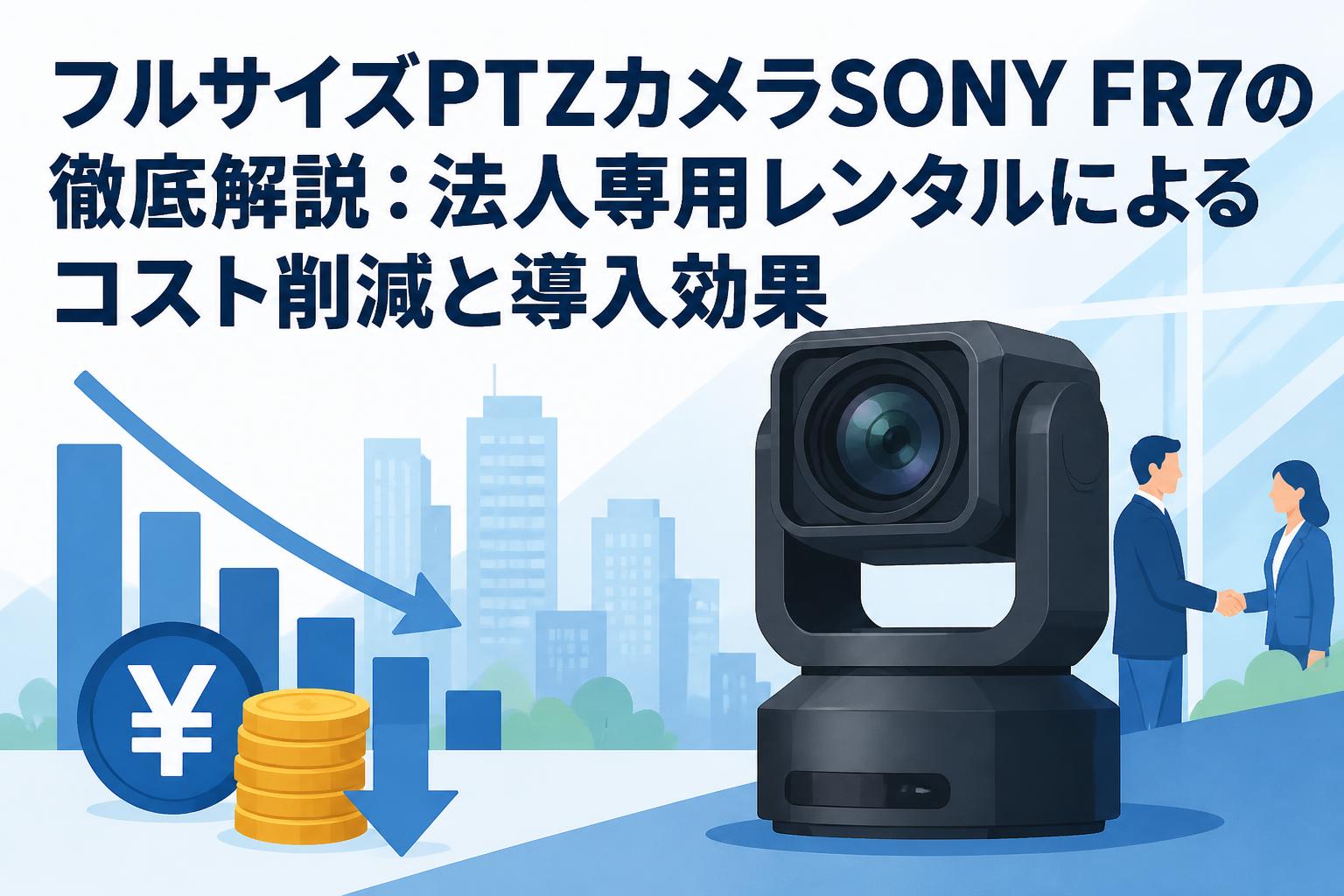 フルサイズPTZカメラSONY FR7の徹底解説：法人専用レンタルによるコスト削減と導入効果