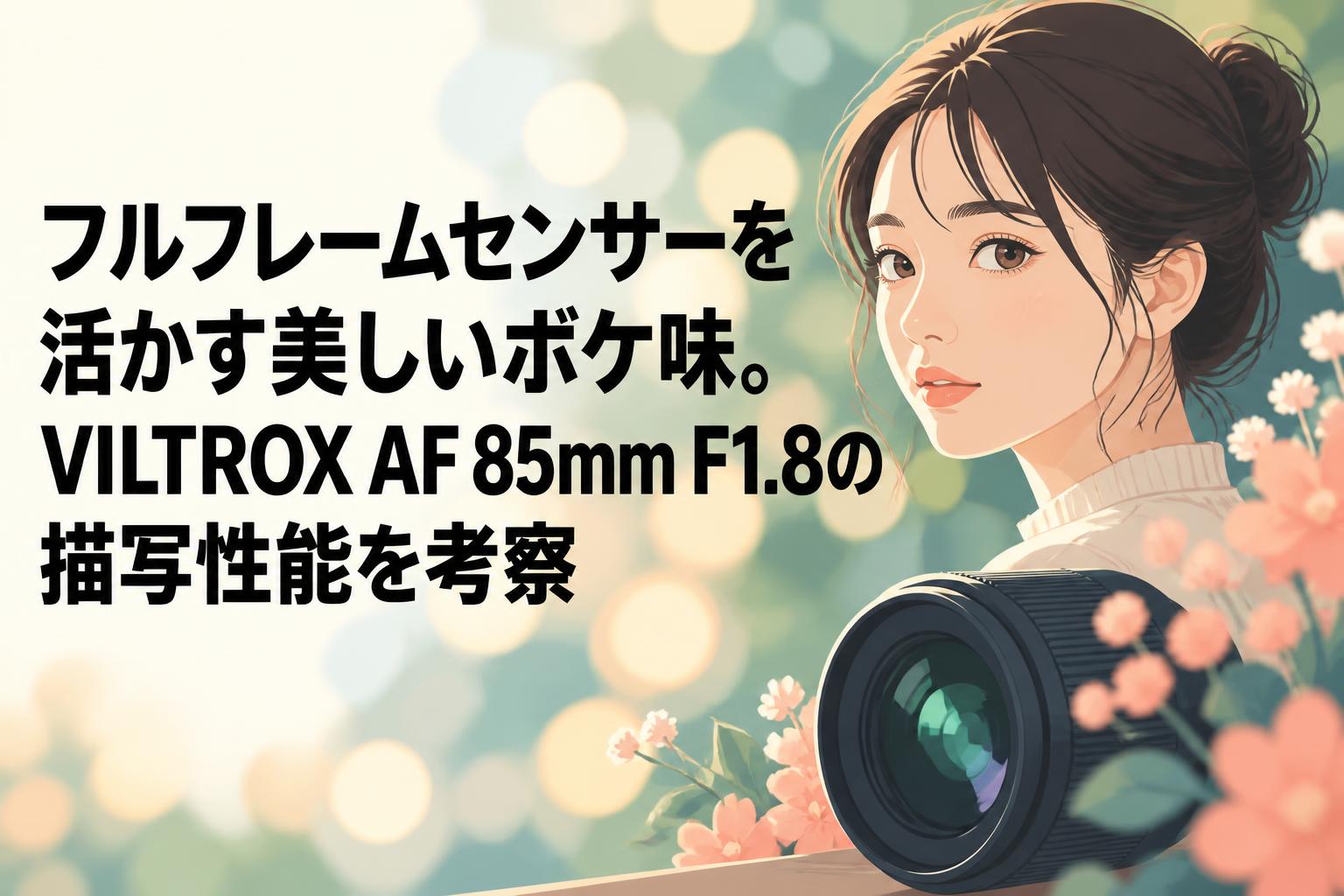 フルフレームセンサーを活かす美しいボケ味。VILTROX AF 85mm F1.8の描写性能を考察