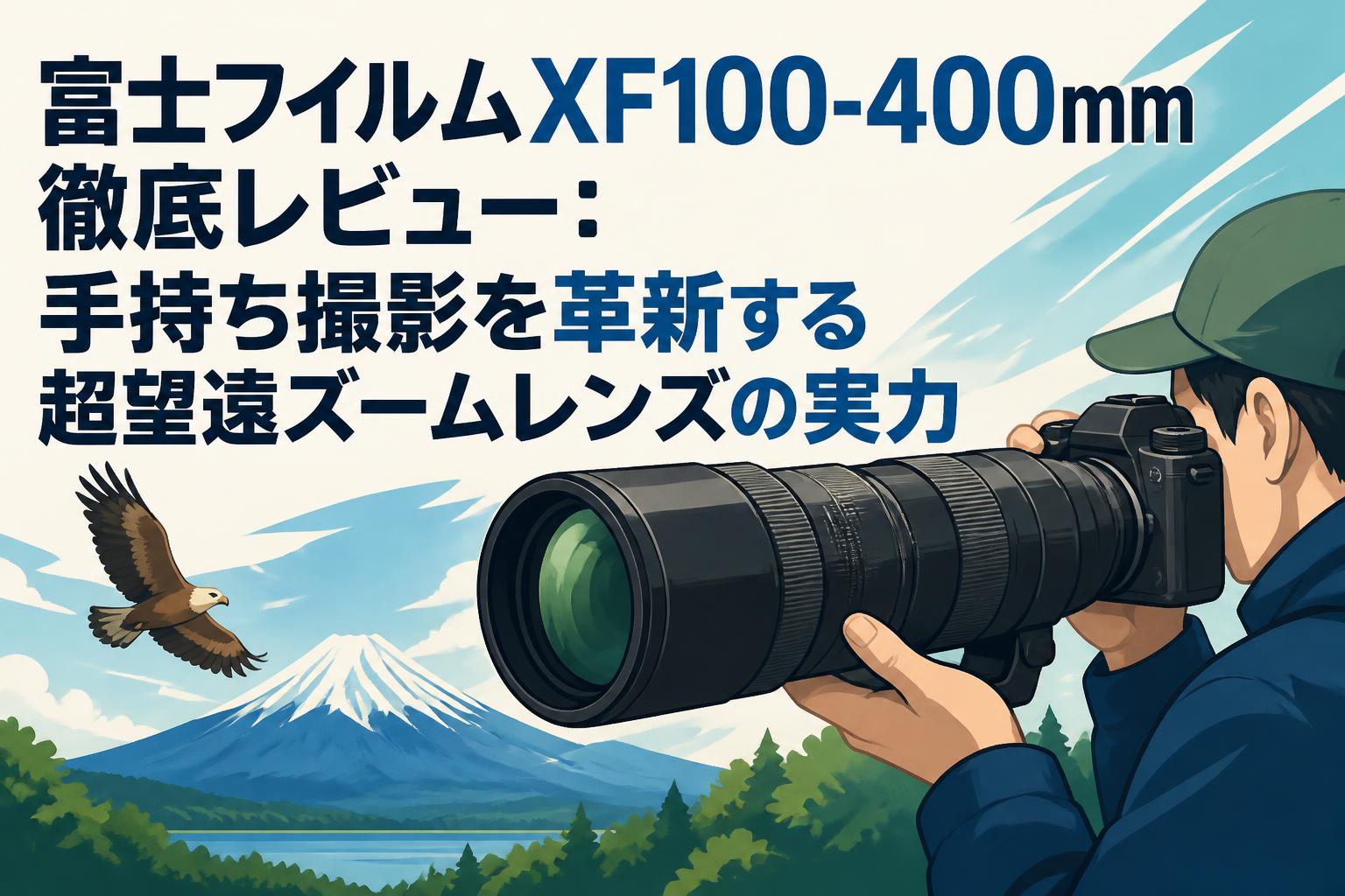 富士フイルムXF100-400mm徹底レビュー：手持ち撮影を革新する超望遠ズームレンズの実力