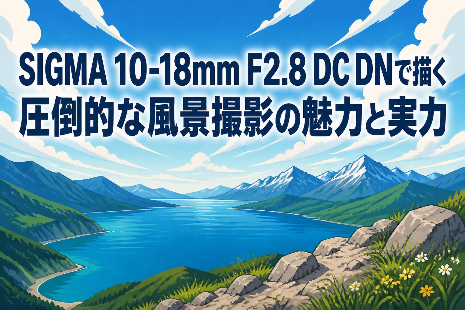SIGMA 10-18mm F2.8 DC DNで描く圧倒的な風景撮影の魅力と実力
