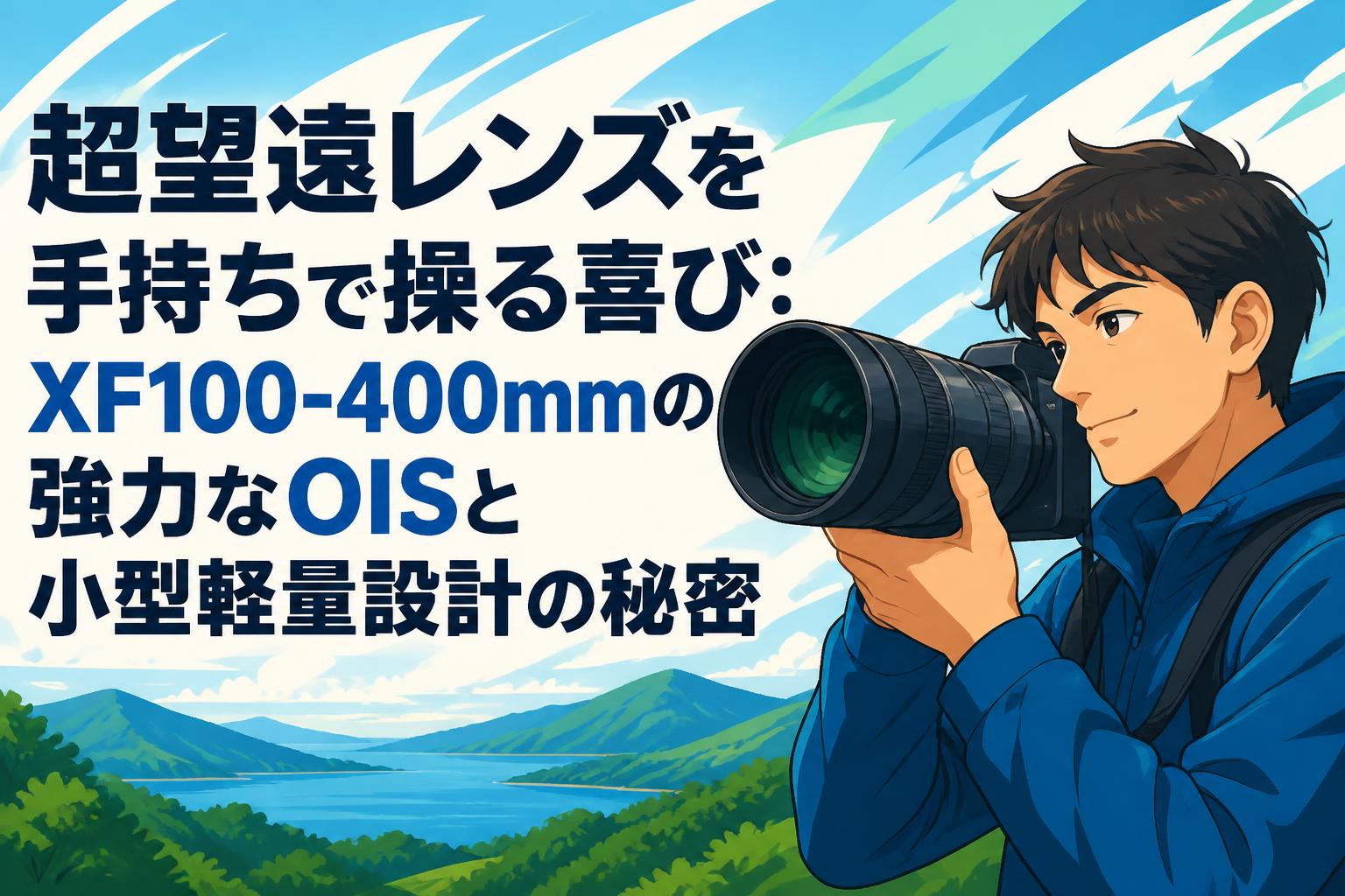 超望遠レンズを手持ちで操る喜び：XF100-400mmの強力なOISと小型軽量設計の秘密