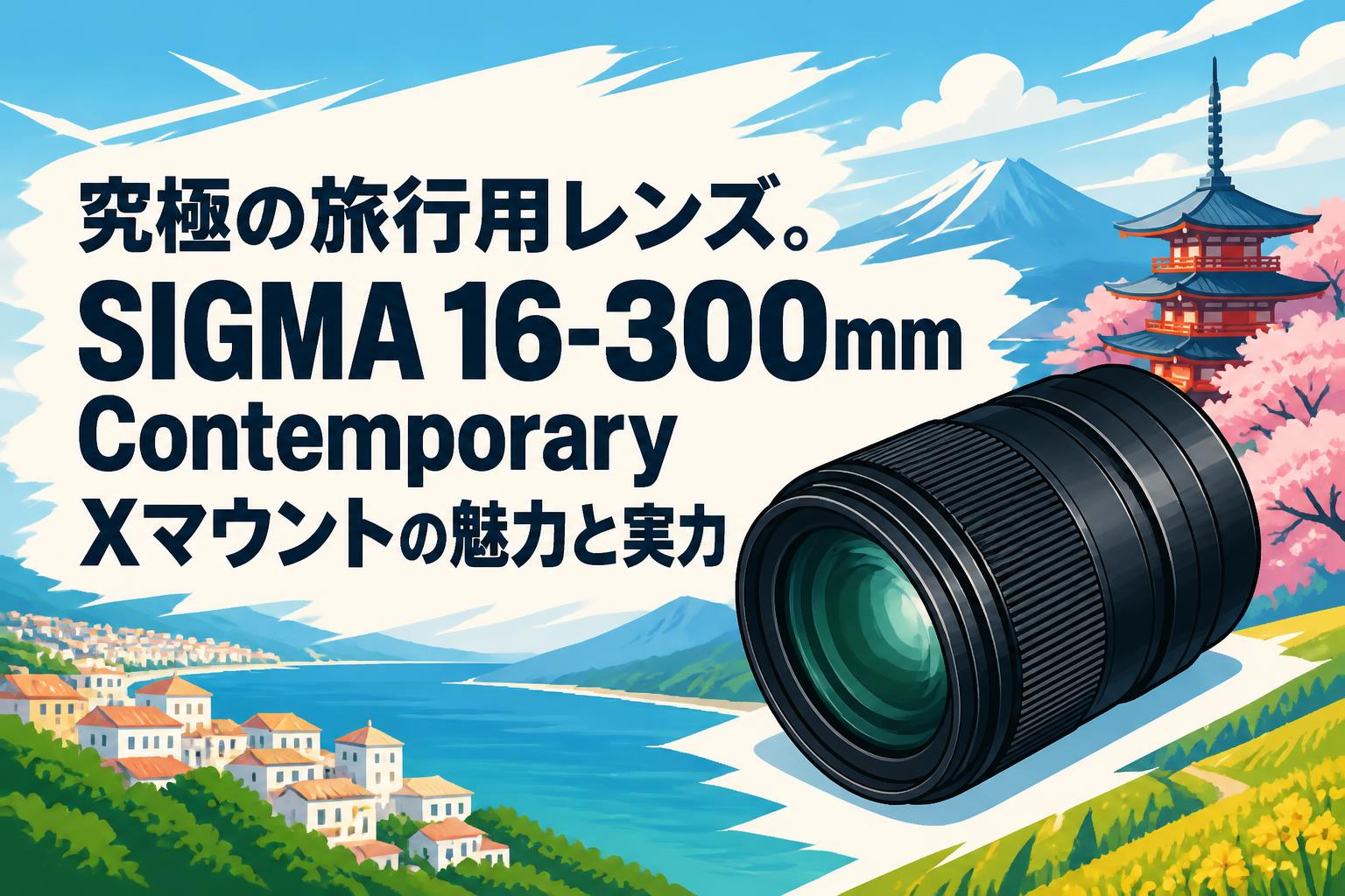 究極の旅行用レンズ。SIGMA 16-300mm Contemporary Xマウントの魅力と実力
