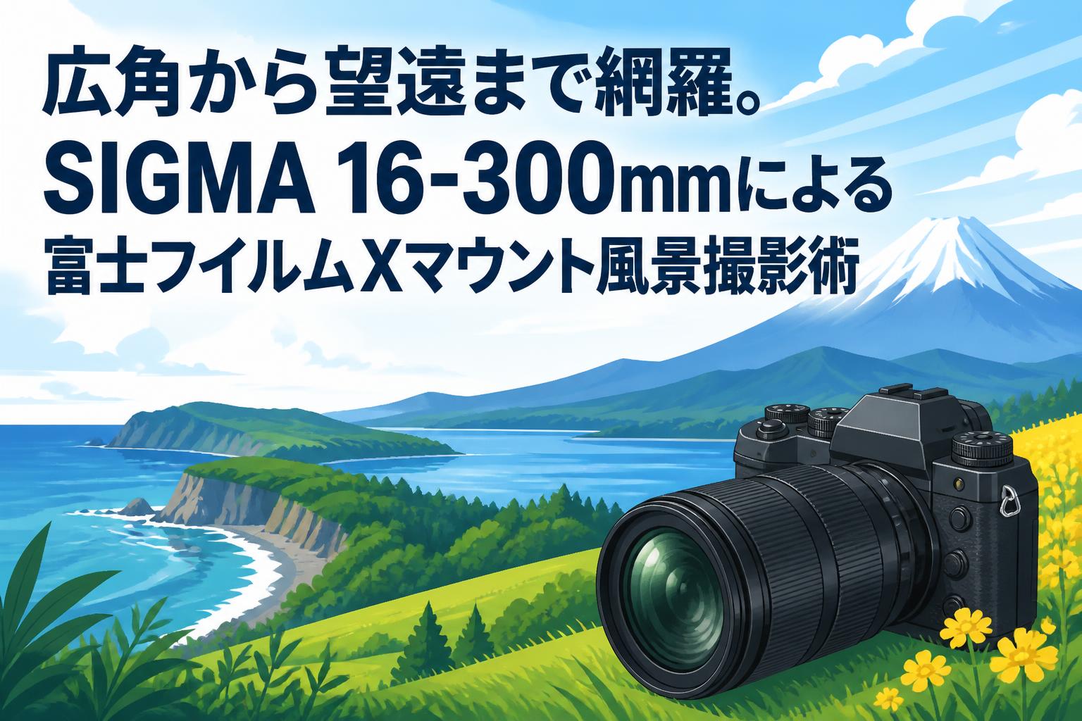 広角から望遠まで網羅。SIGMA 16-300mmによる富士フイルムXマウント風景撮影術