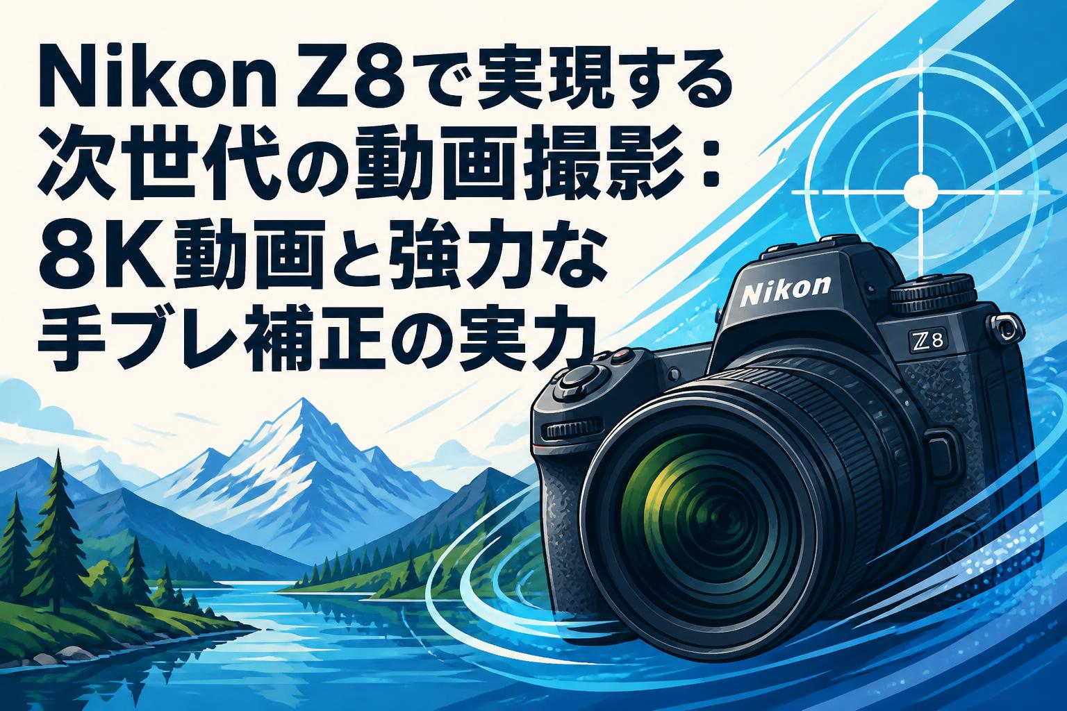 Nikon Z8で実現する次世代の動画撮影：8K動画と強力な手ブレ補正の実力