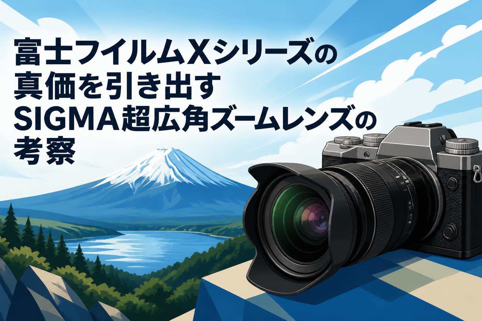 富士フイルムXシリーズの真価を引き出すSIGMA超広角ズームレンズの考察