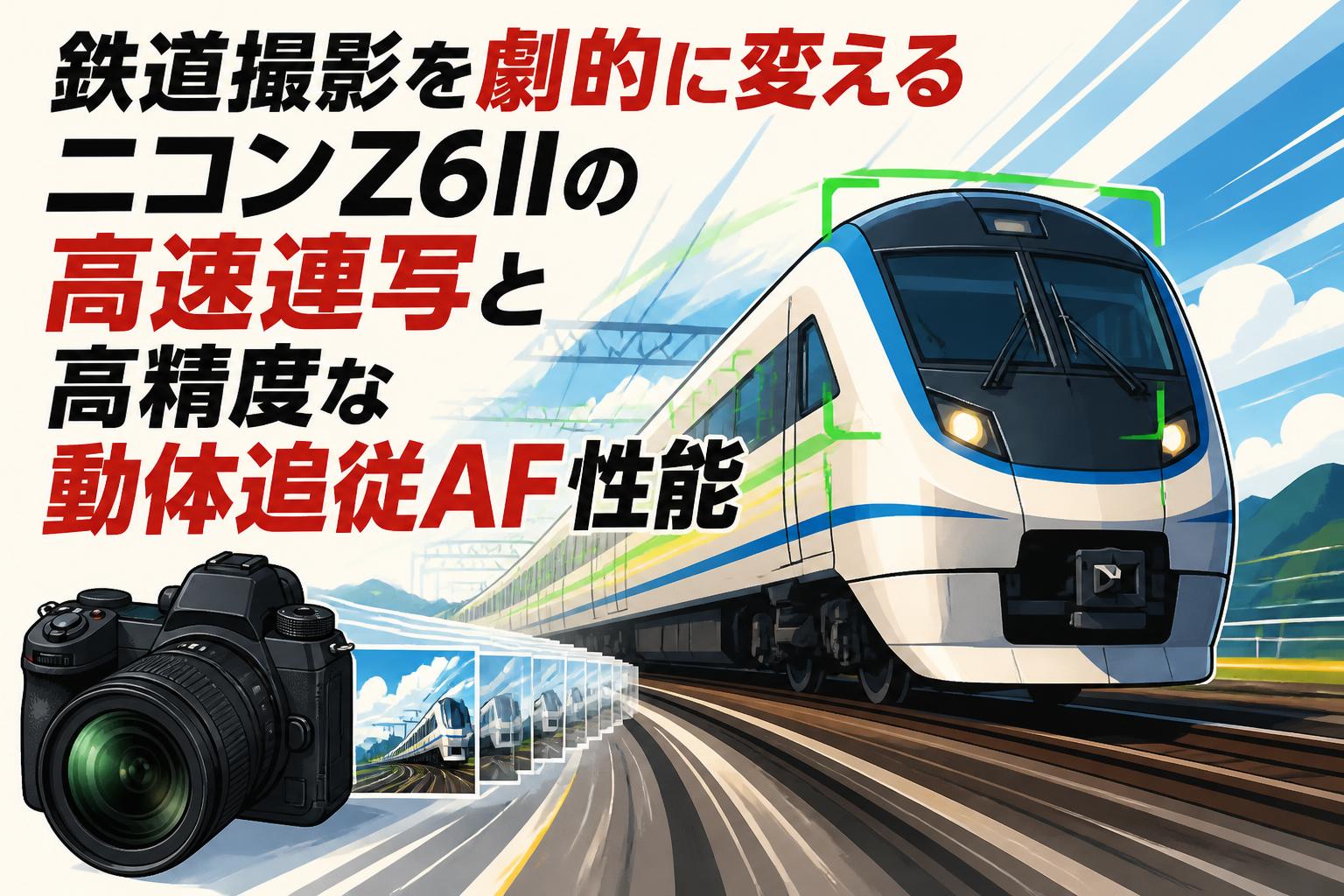 鉄道撮影を劇的に変えるニコンZ6IIの高速連写と高精度な動体追従AF性能