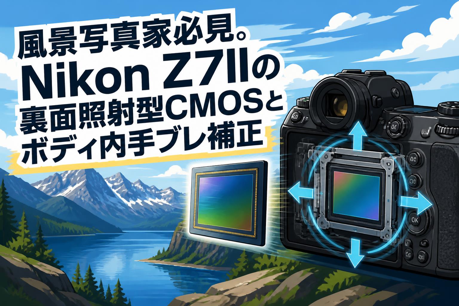 風景写真家必見。Nikon Z7IIの裏面照射型CMOSとボディ内手ブレ補正