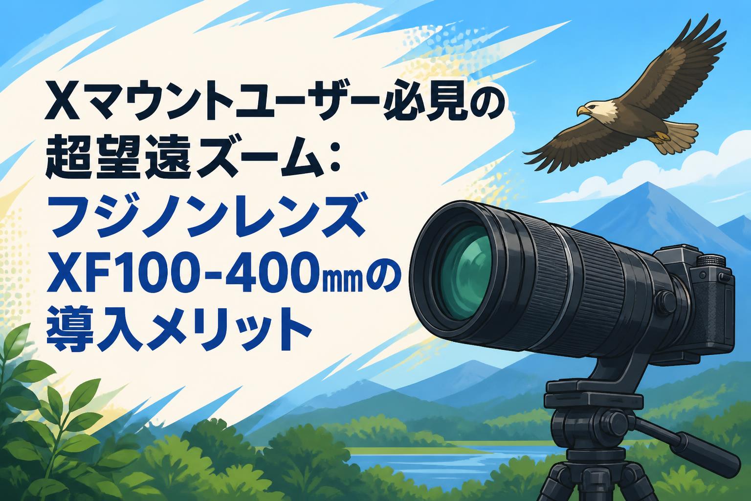 Xマウントユーザー必見の超望遠ズーム：フジノンレンズXF100-400mmの導入メリット