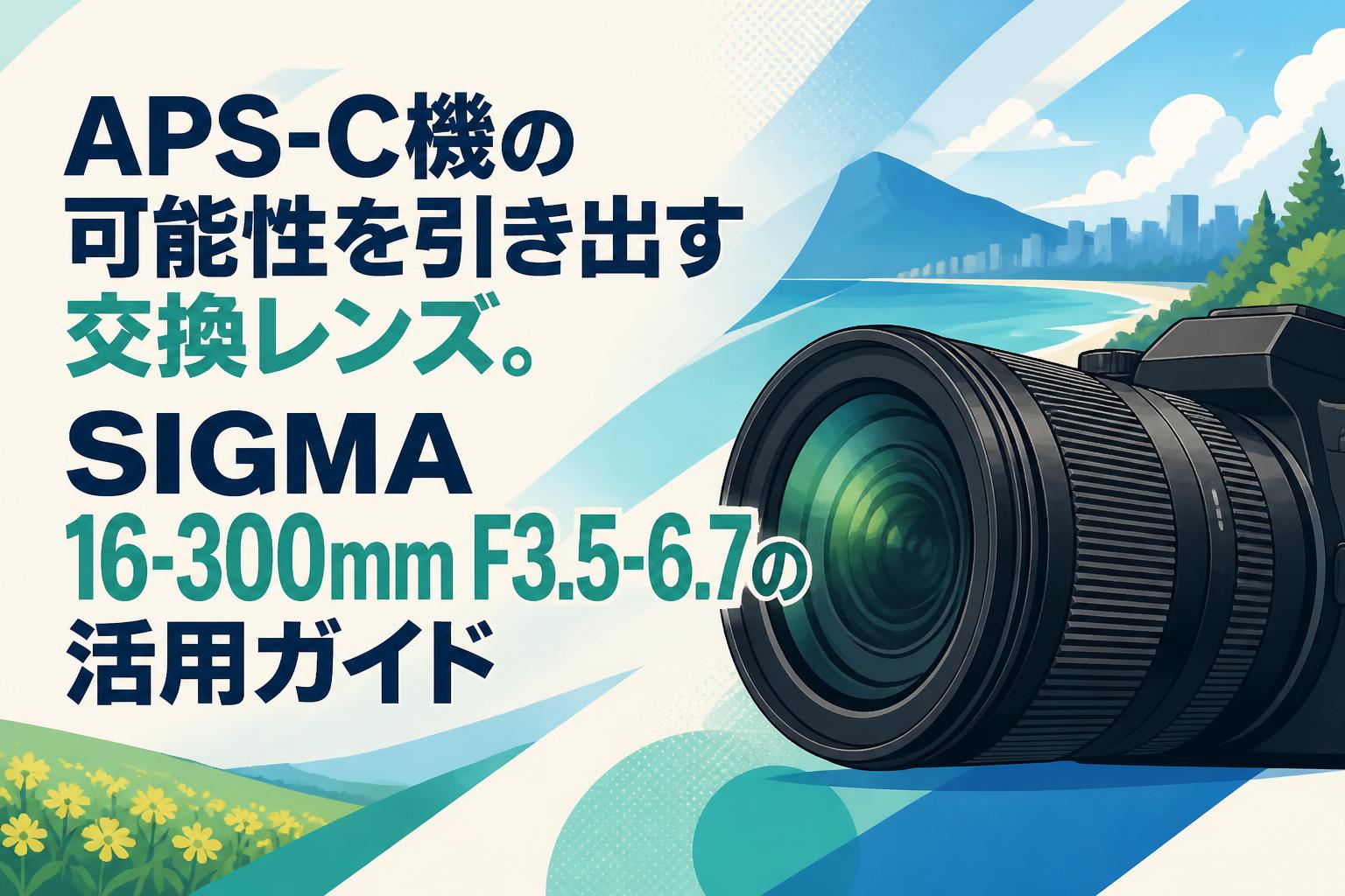 APS-C機の可能性を引き出す交換レンズ。SIGMA 16-300mm F3.5-6.7の活用ガイド