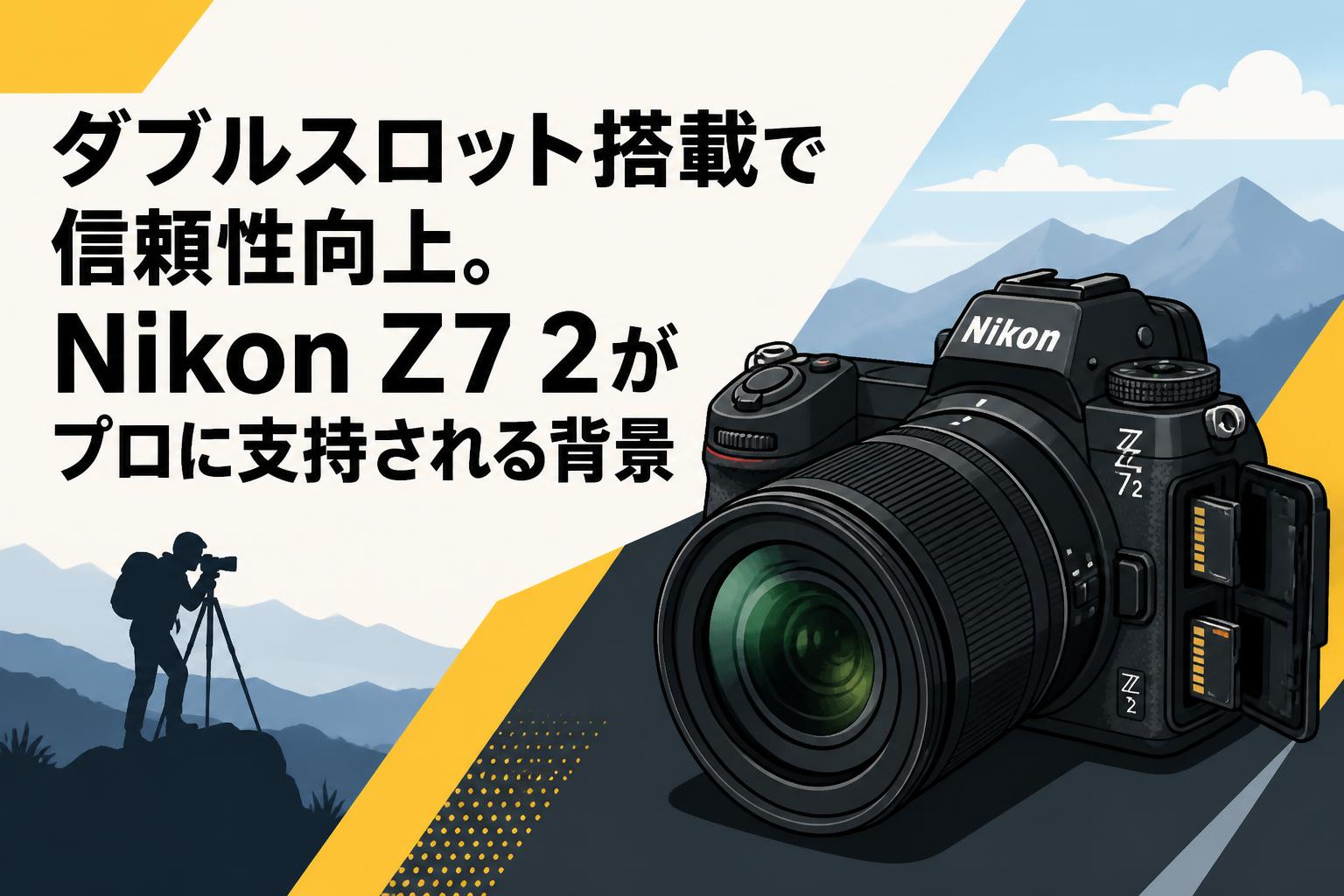 ダブルスロット搭載で信頼性向上。Nikon Z7 2がプロに支持される背景