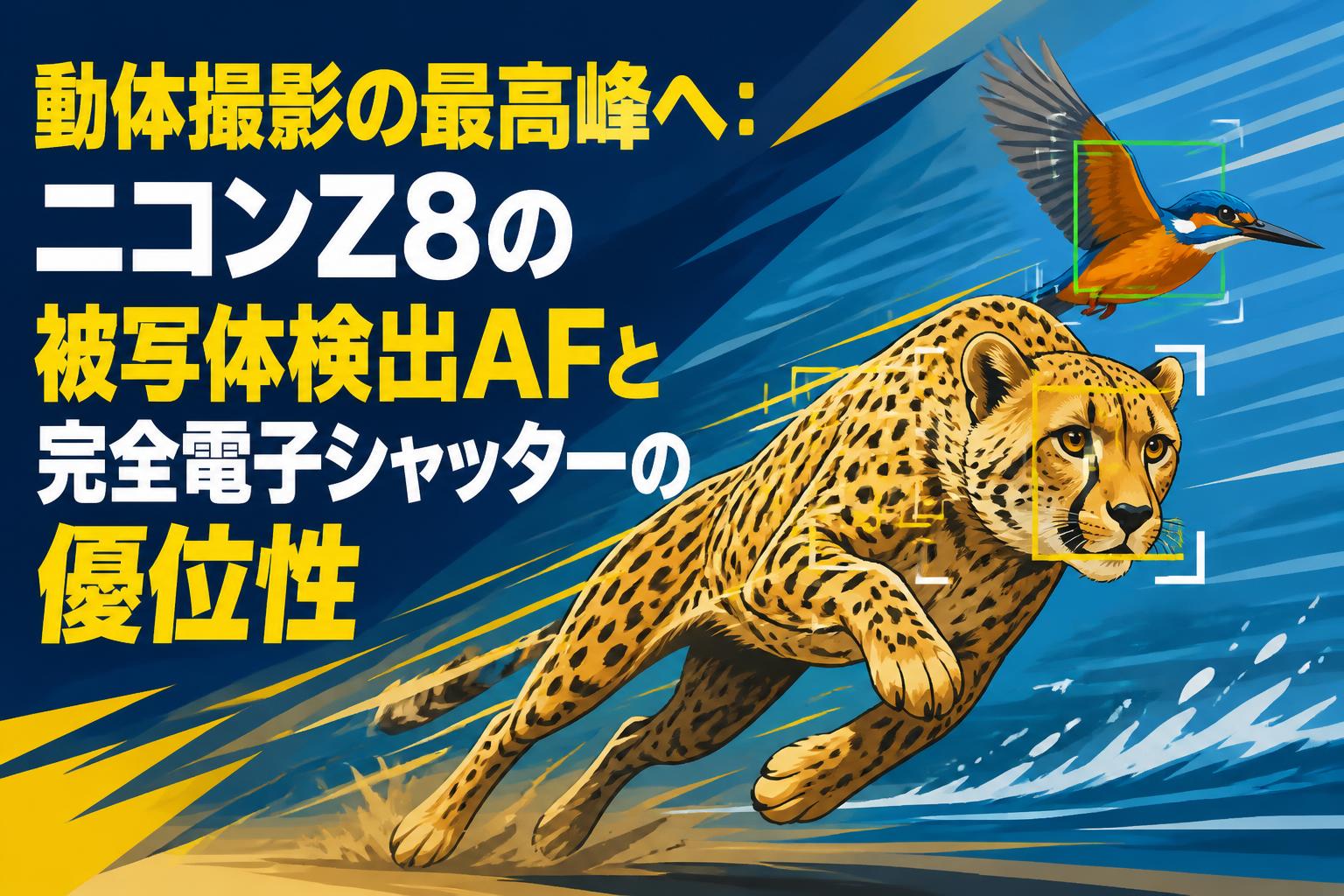 動体撮影の最高峰へ：ニコンZ8の被写体検出AFと完全電子シャッターの優位性