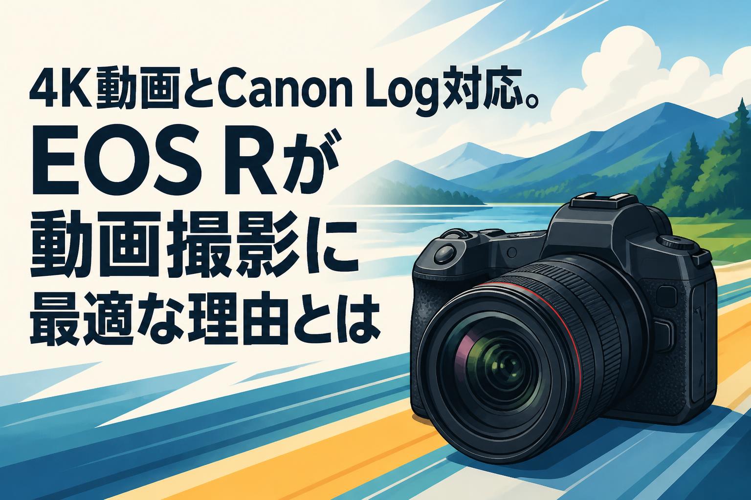 4K動画とCanon Log対応。EOS Rが動画撮影に最適な理由とは