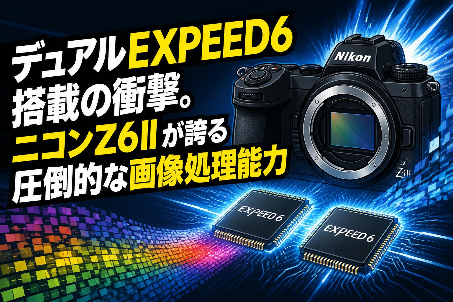 デュアルEXPEED6搭載の衝撃。ニコンZ6IIが誇る圧倒的な画像処理能力