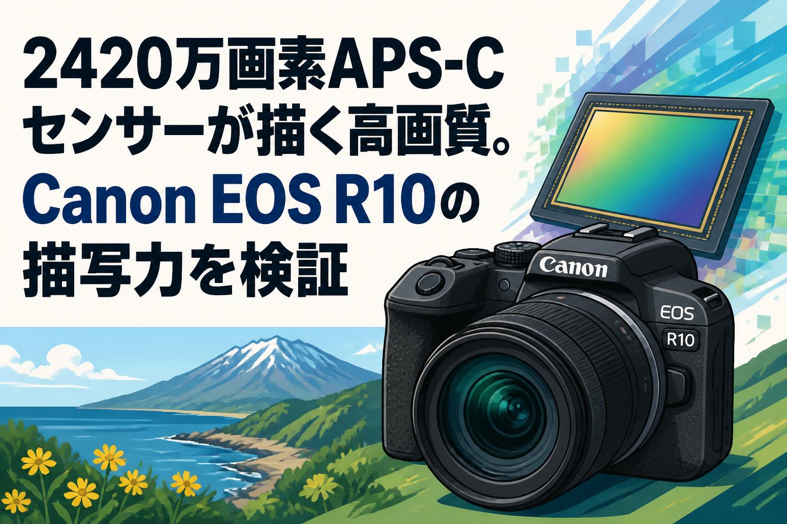 2420万画素APS-Cセンサーが描く高画質。Canon EOS R10の描写力を検証