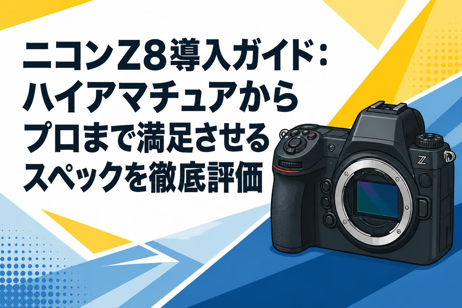 ニコンZ8導入ガイド：ハイアマチュアからプロまで満足させるスペックを徹底評価