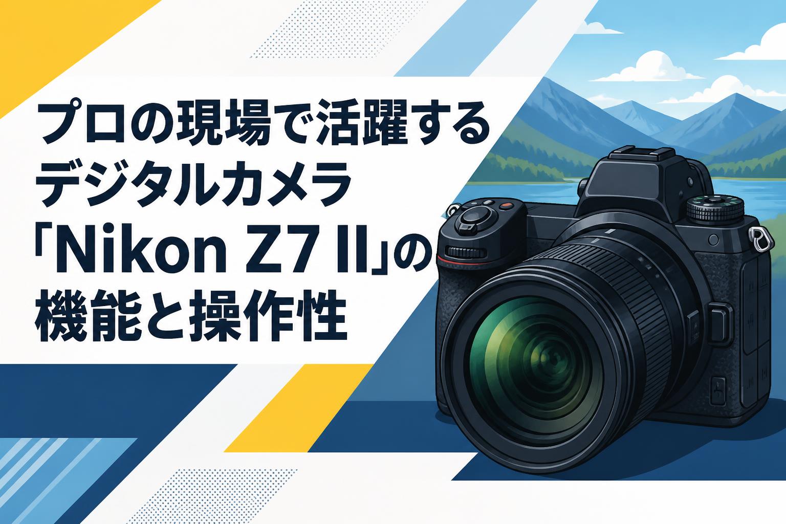 プロの現場で活躍するデジタルカメラ「Nikon Z7 II」の機能と操作性