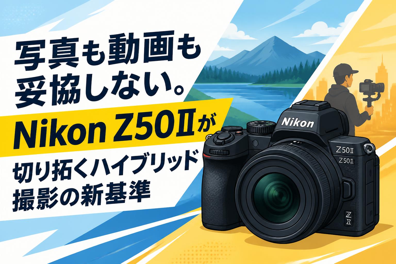 写真も動画も妥協しない。Nikon Z50Ⅱが切り拓くハイブリッド撮影の新基準
