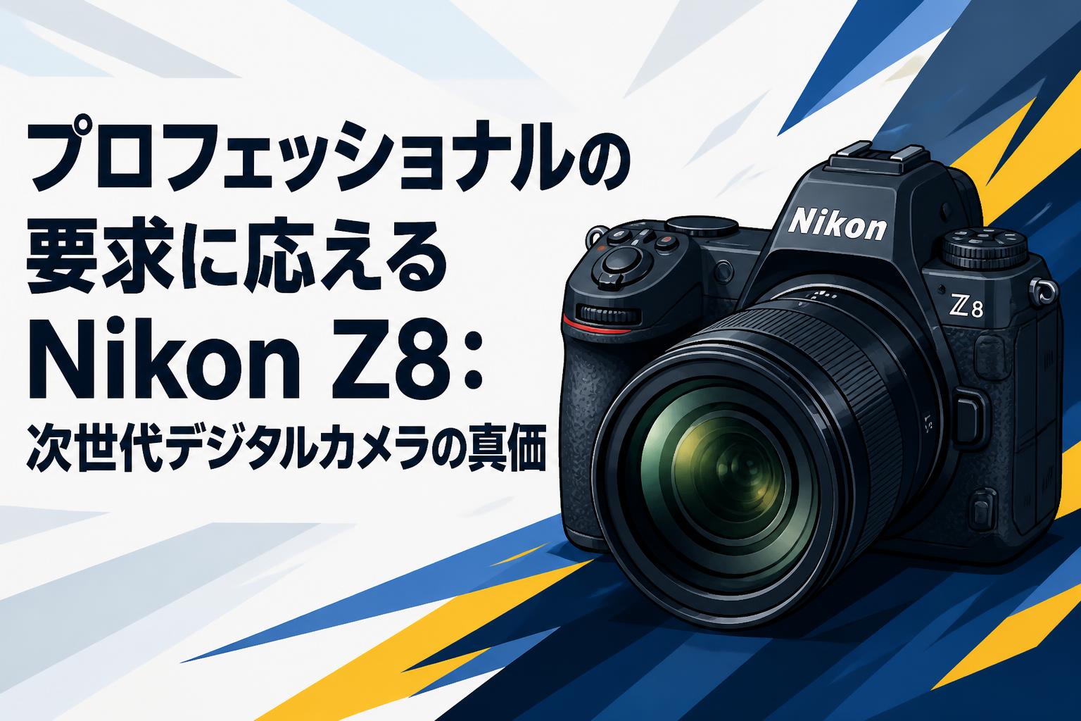 プロフェッショナルの要求に応えるNikon Z8：次世代デジタルカメラの真価